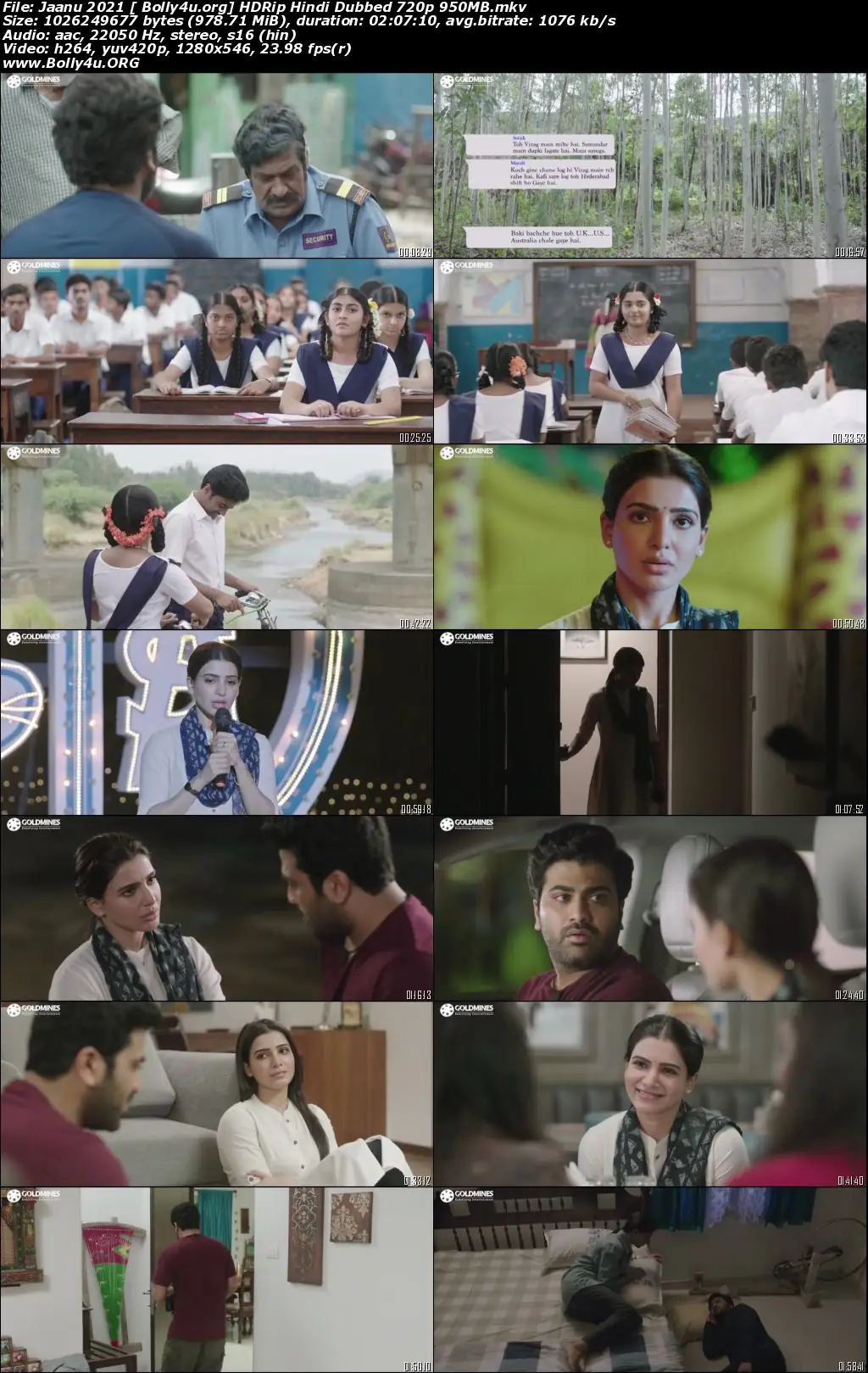Jaanu 2021 HDRip 950MB Hindi Dubbed 720p Download