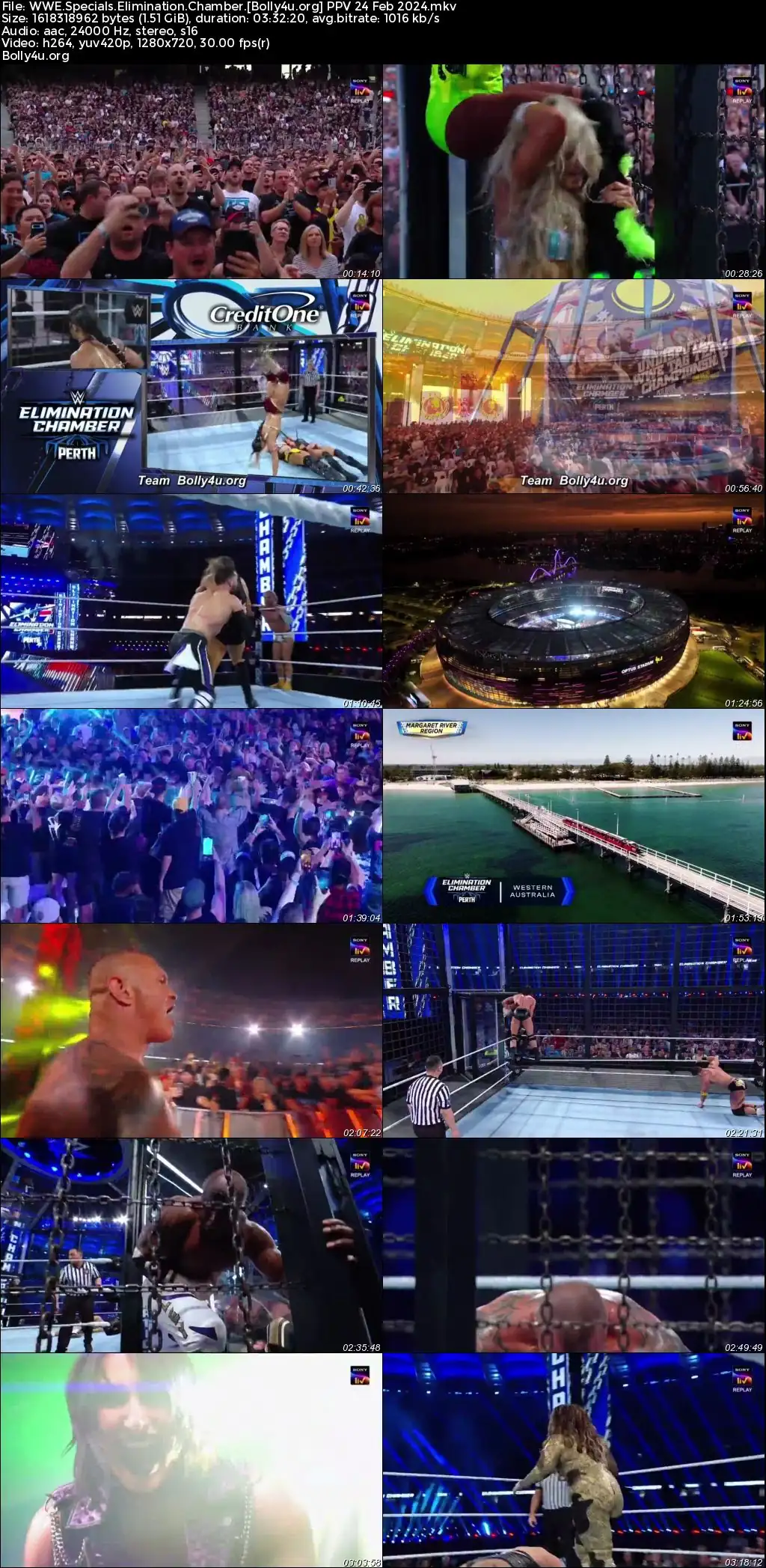 WWE Specials Elimination Chamber WEB-DL PPV Download 720p  480p