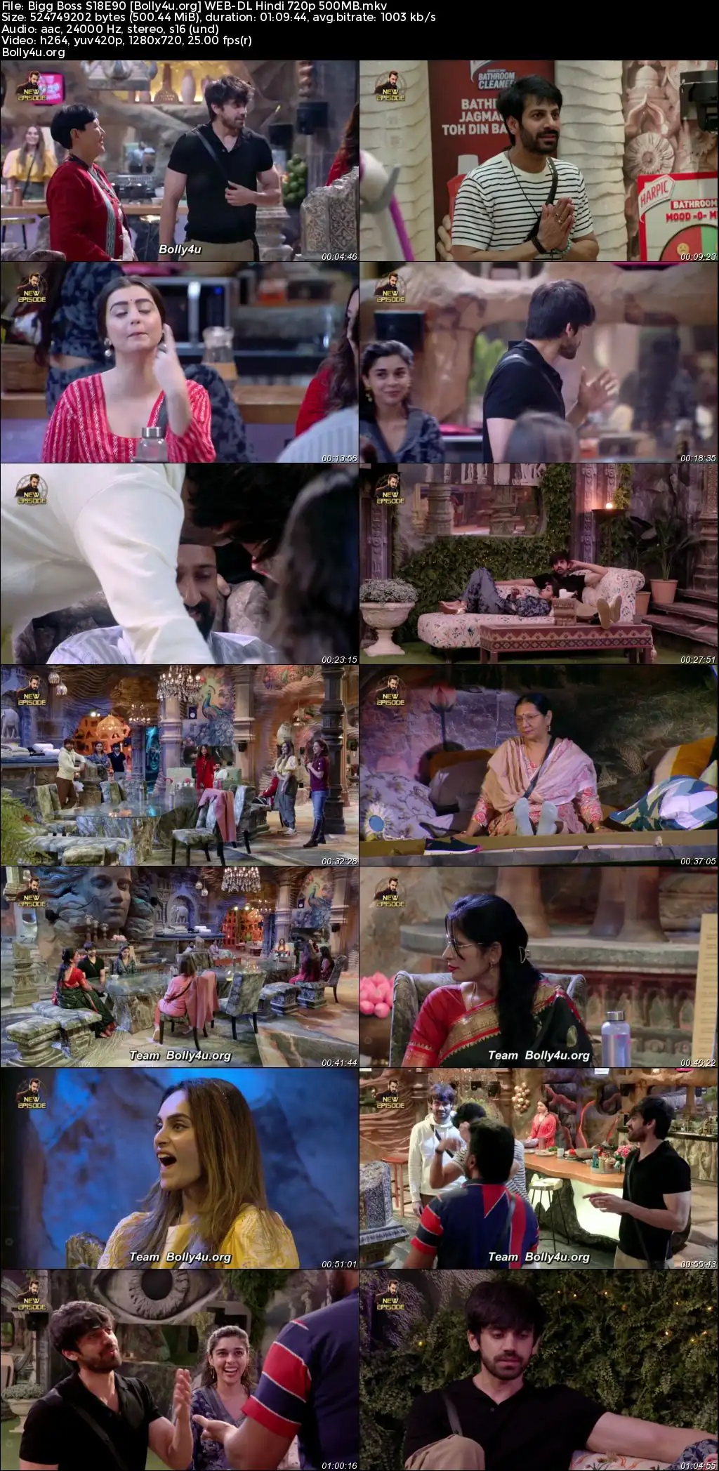 Bigg Boss 2024 WEB-DL Hindi S18E90 Download 720p  480p