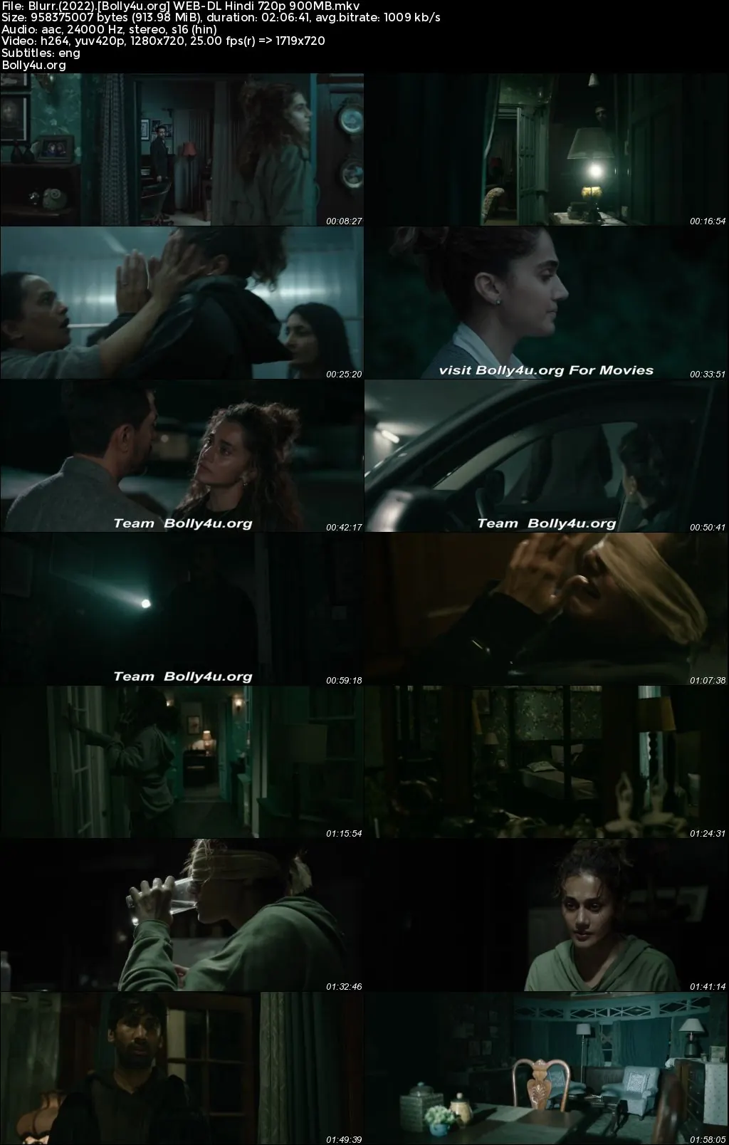 Blurr 2022 WEB-DL Hindi Full Movie Download 1080p  720p  480p