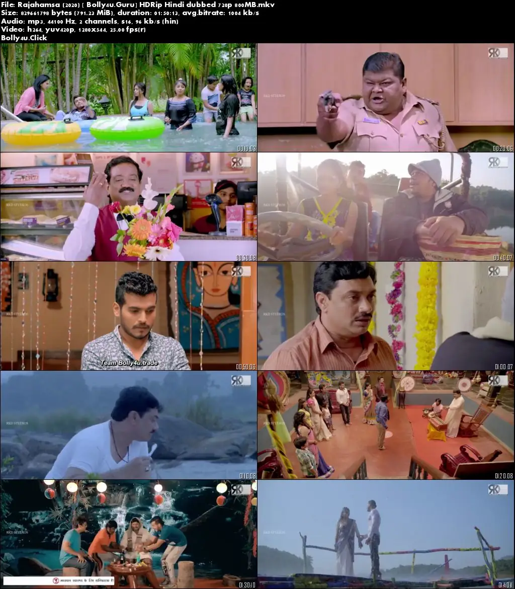 Rajahamsa 2020 HDRip 800Mb Hindi Dubbed 720p Download