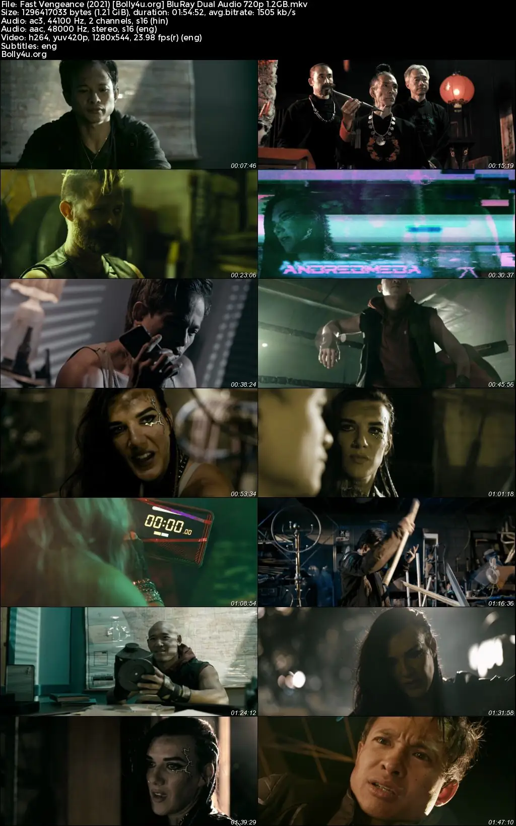 Fast Vengeance 2021 BluRay Hindi Dual Audio Full Movie Download 720p  480p