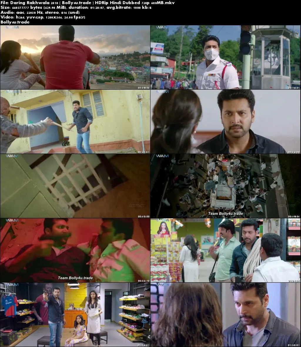 Daring Rakhwala 2018 HDRip 600MB Hindi Dubbed 720p Download