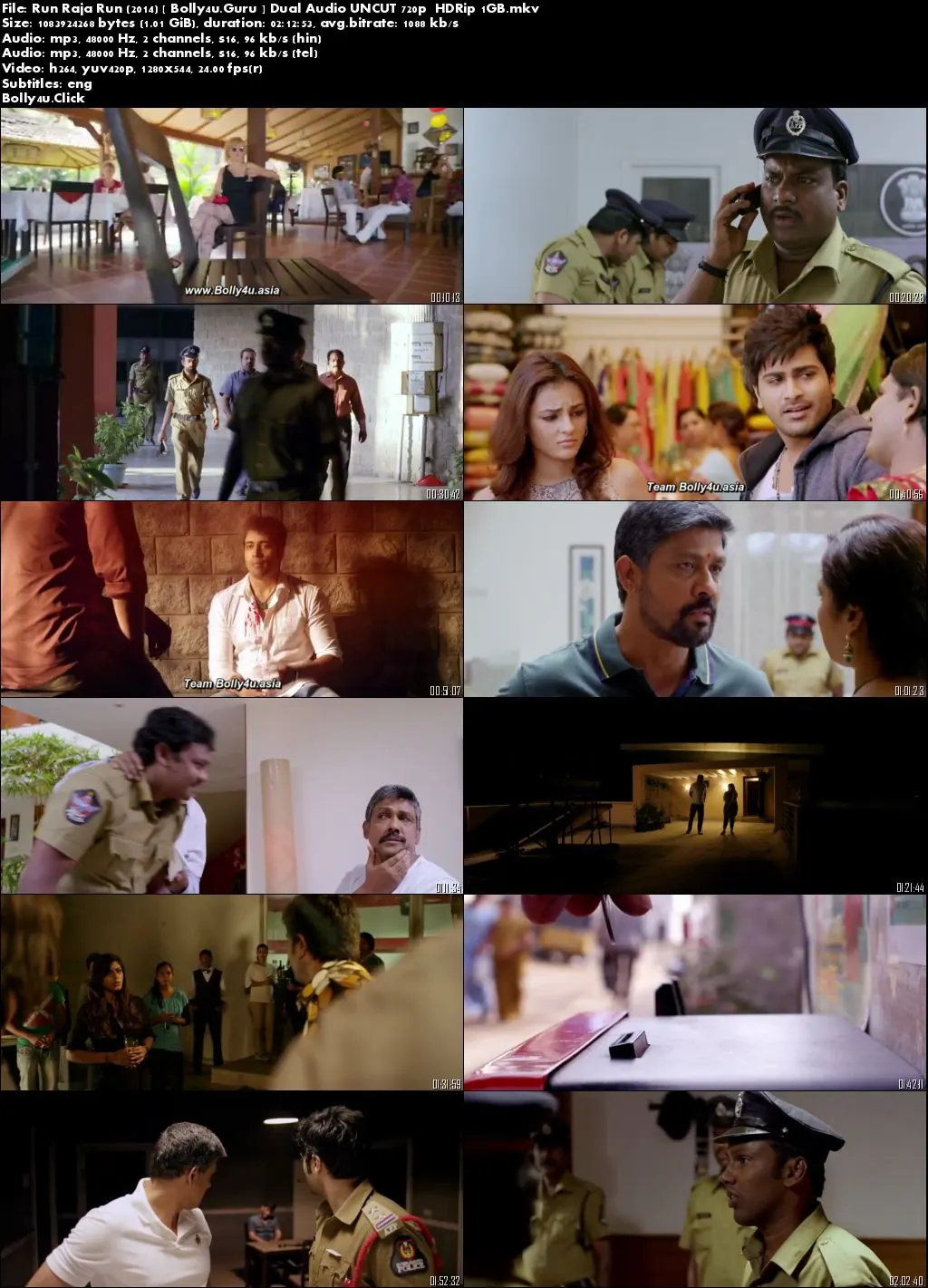 Run Raja Run 2014 HDRip 400MB UNCUT Hindi Dual Audio 480p Download