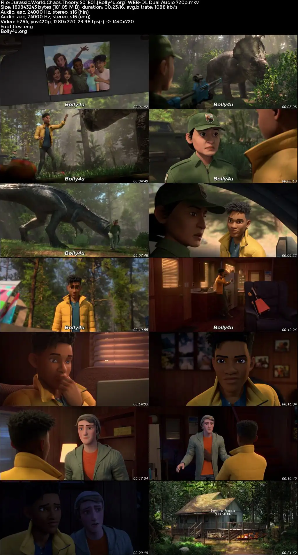 Jurassic World Chaos Theory 2024 WEB-DL Hindi Dual Audio ORG S01 Complete Download 720p  480p