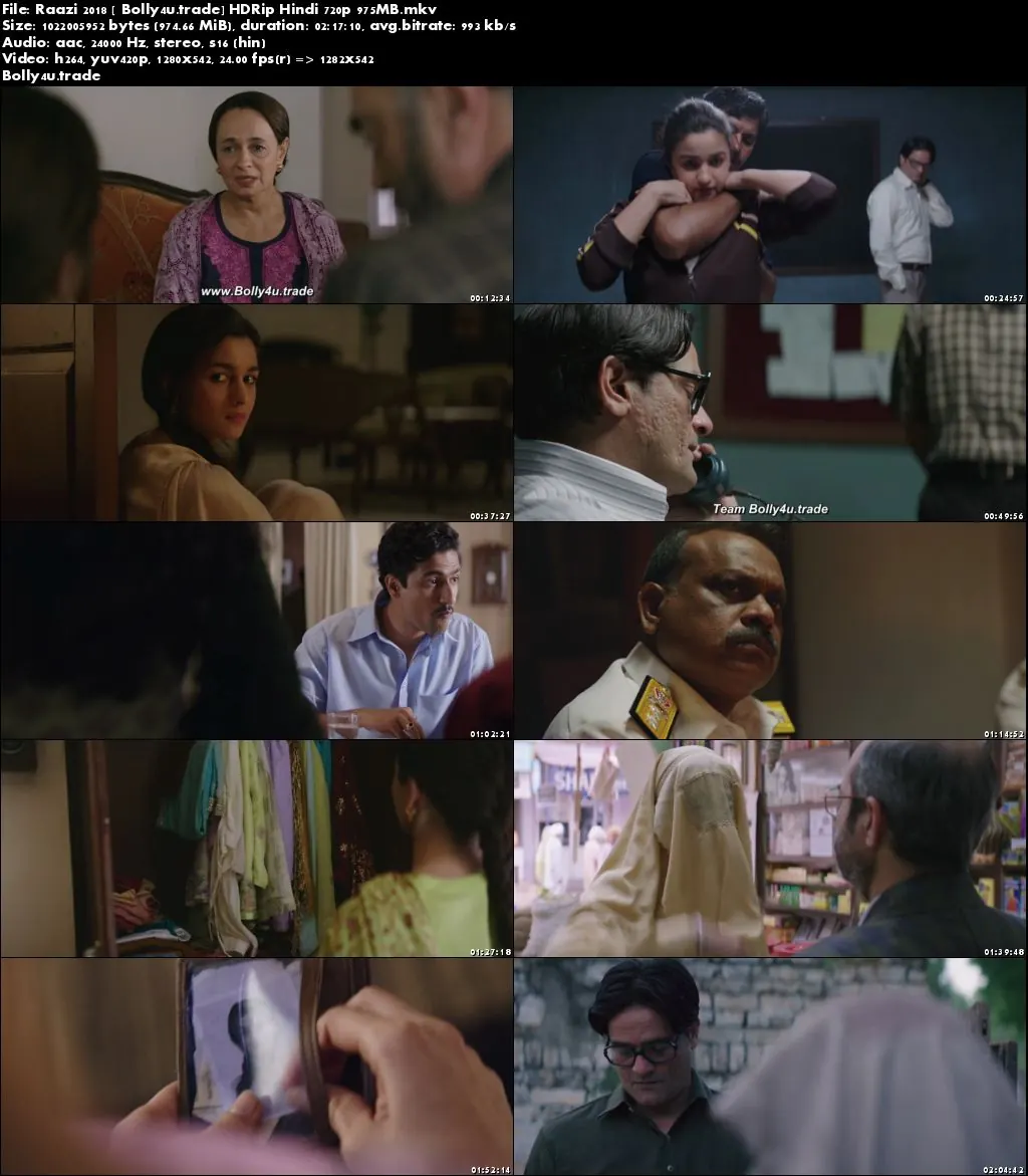 Raazi 2018 HDRip 950Mb Full Hindi Movie Download 720p Raazi 2018 HDRip 950Mb Full Hindi Movie Download 720p