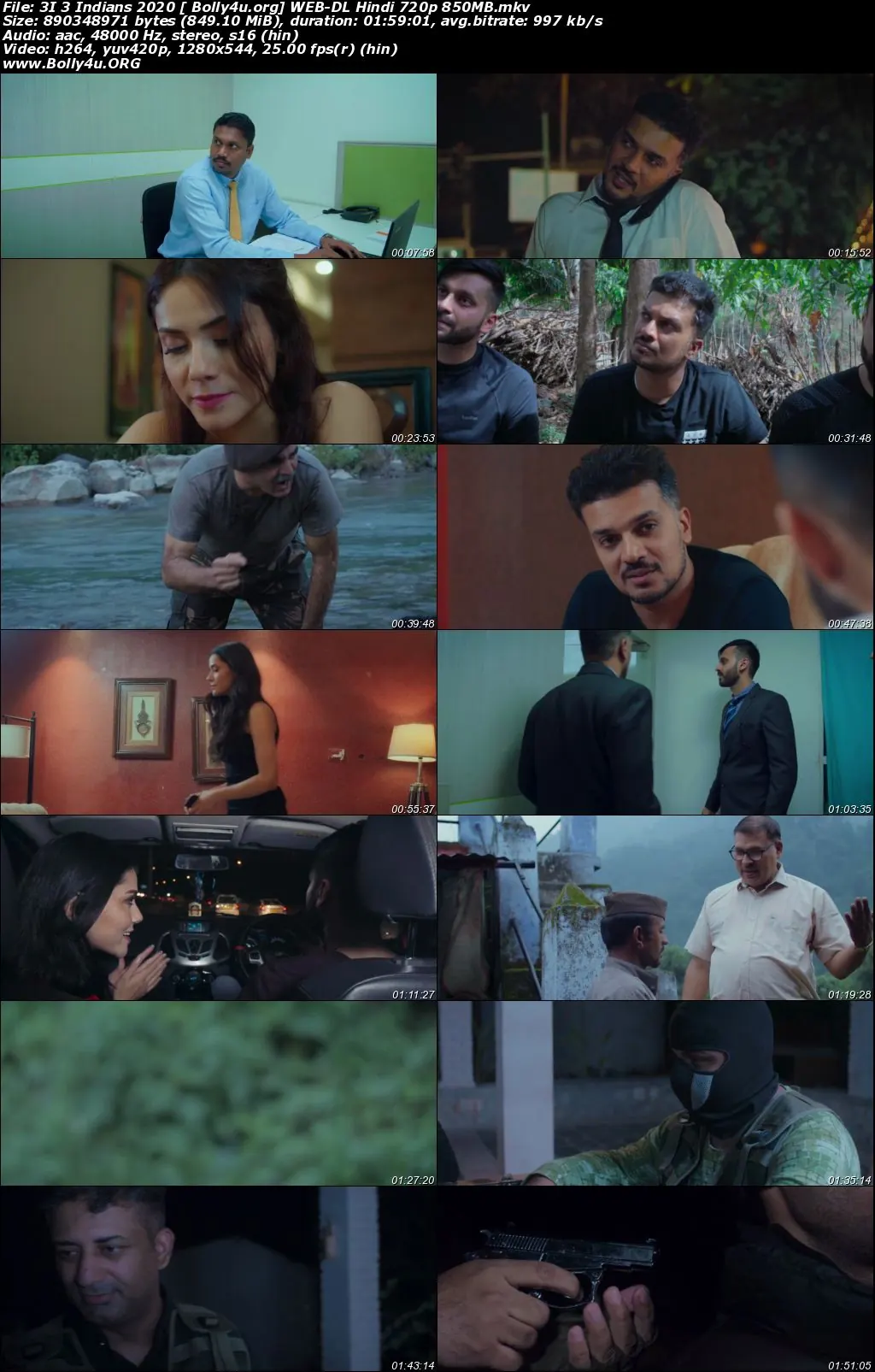3I 3 Indians 2020 WEB-DL 850Mb Hindi 720p Download 3I 3 Indians 2020 WEB-DL 850Mb Hindi 720p Download