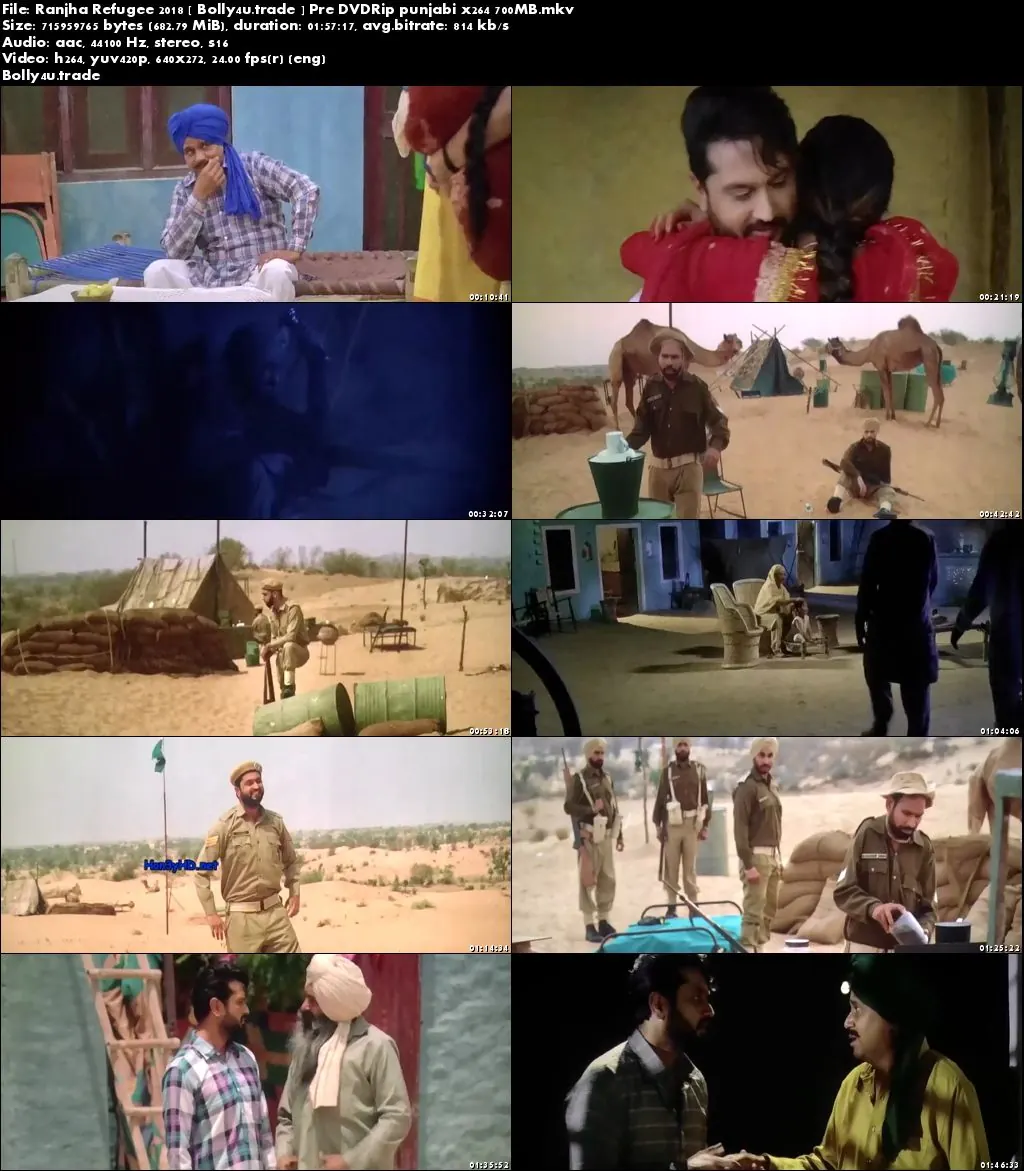 Ranjha Refugee 2018 Pre DVDRip 300Mb Full Hindi Movie Download 480p