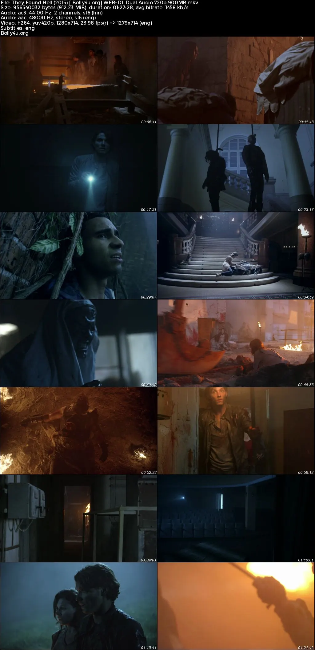 They Found Hell 2015 WEB-DL Hindi Dual Audio Full Movie Download 720p  480p