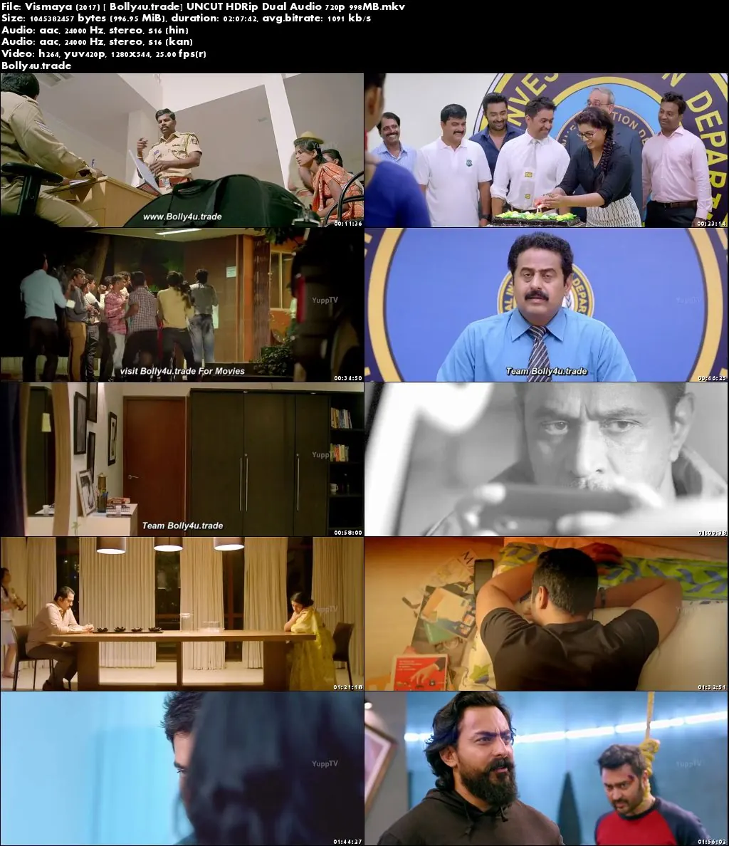 Vismaya 2017 HDRip UNCUT 950MB Hindi Dual Audio 720p Download