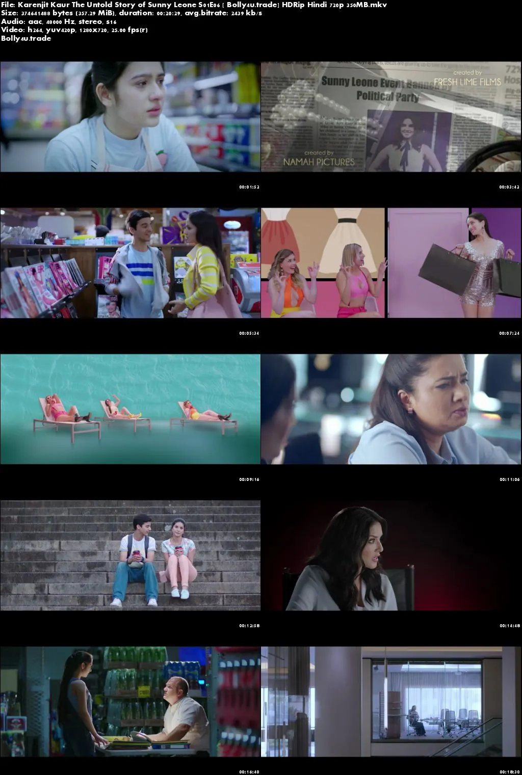 Karenjit Kaur The Untold Story of Sunny Leone S01E06 HDRip 350MB Hindi 720p Download
