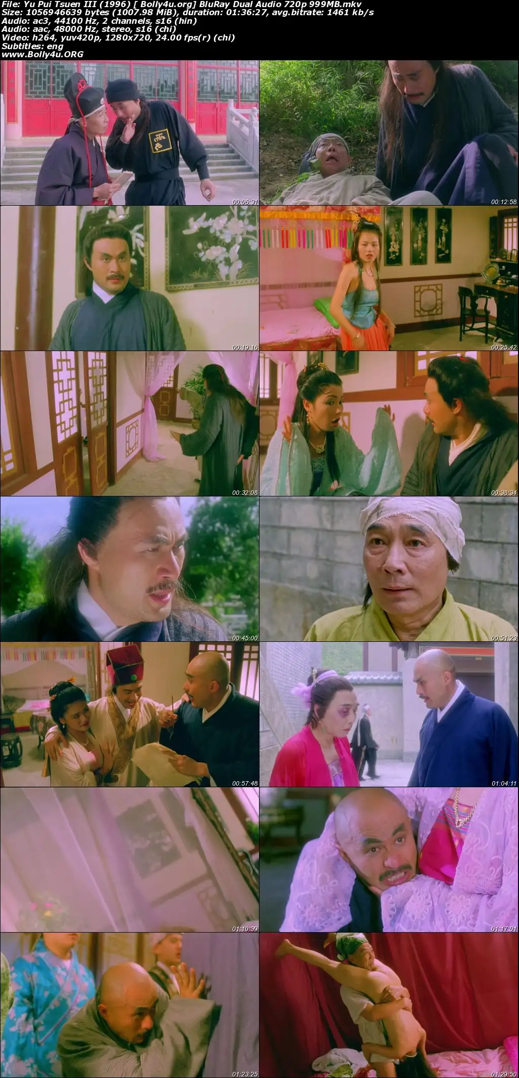  Yu Pui Tsuen III 1996 BluRay 950MB Hindi Dual Audio 720p Download