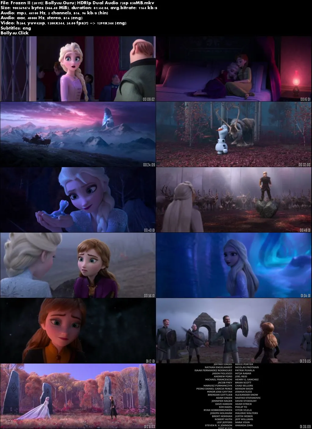 Frozen II 2019 HDRip 300MB Hindi Dual Audio 480p Download Frozen II 2019 HDRip 300MB Hindi Dual Audio 480p Download