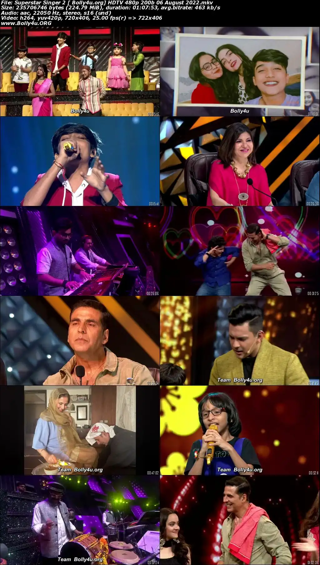 Superstar Singer 2 HDTV 480p 200b 06 August 2022 Download