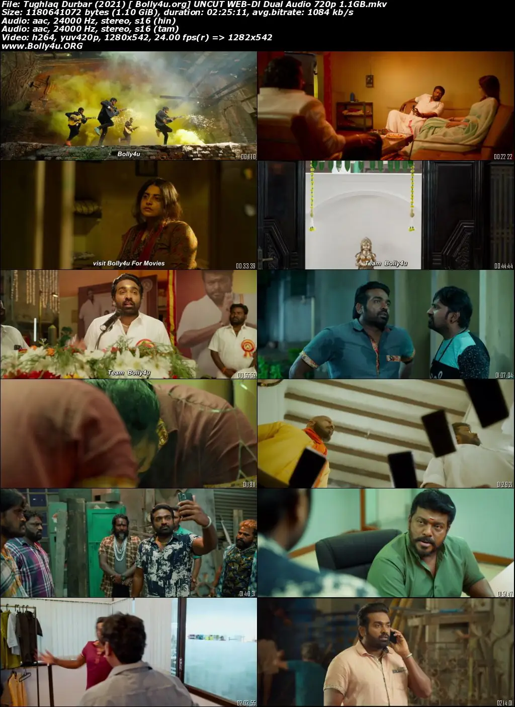 Tughlaq Durbar 2021 WEB-DL 450MB UNCUT Hindi Dual Audio 480p Download