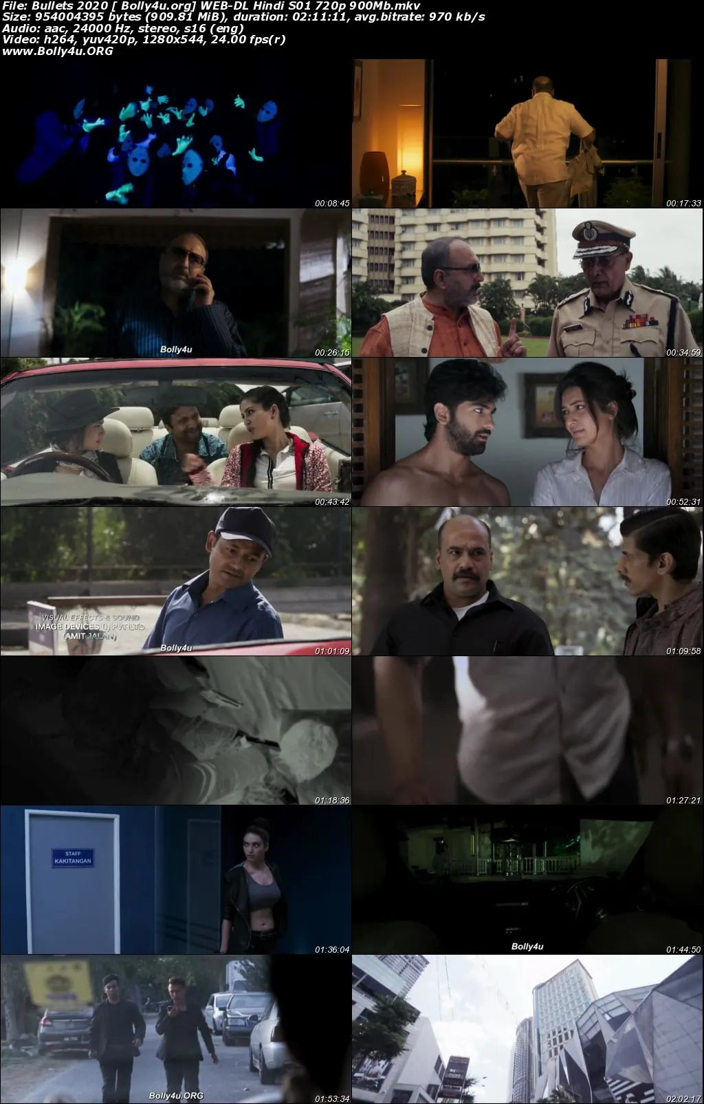 Bullets 2020 WEB-DL 400MB Hindi Complete S01 Download 480p