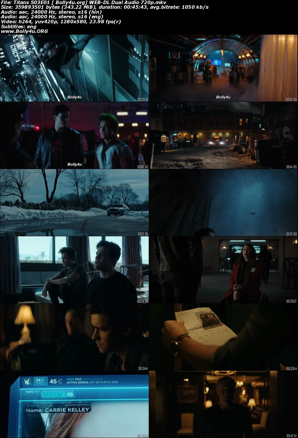 Titans 2021 WEB-DL 4.8GB Hindi Dual Audio S03 Download 720p