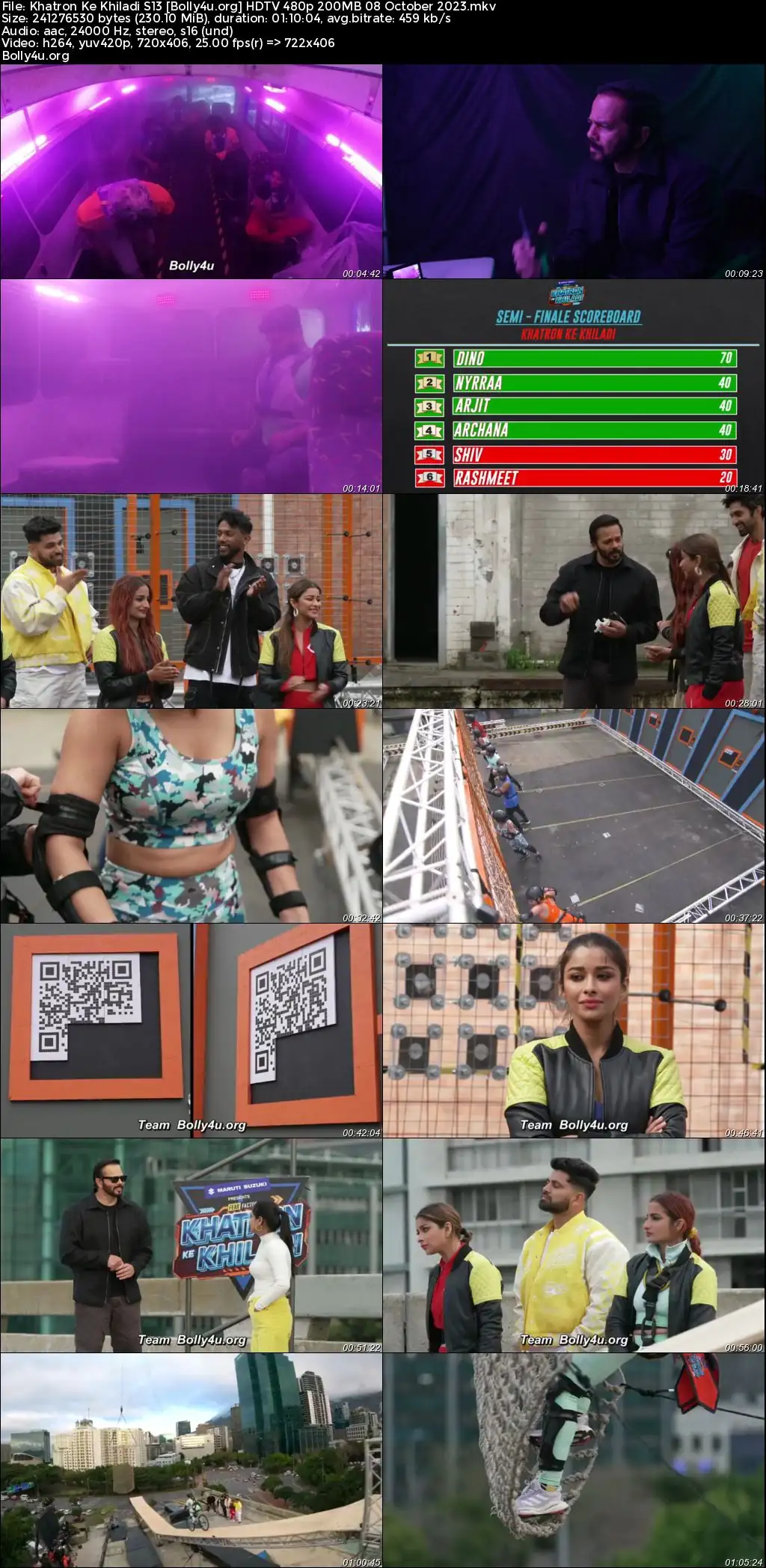 Khatron Ke Khiladi S13 HDTV 480p 200MB 08 October 2023 Download