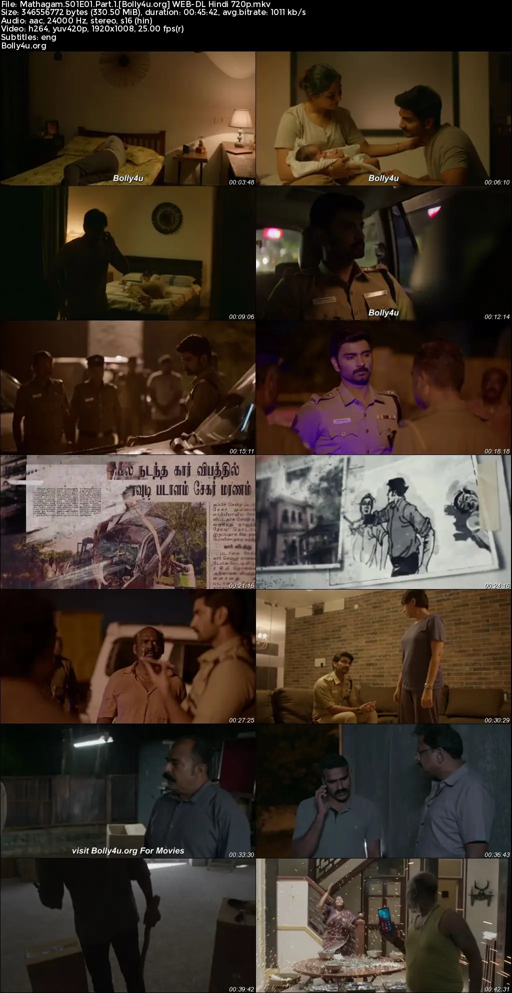 Mathagam 2023 WEB-DL Hindi S01 Part 01 Complete Download 720p  480p