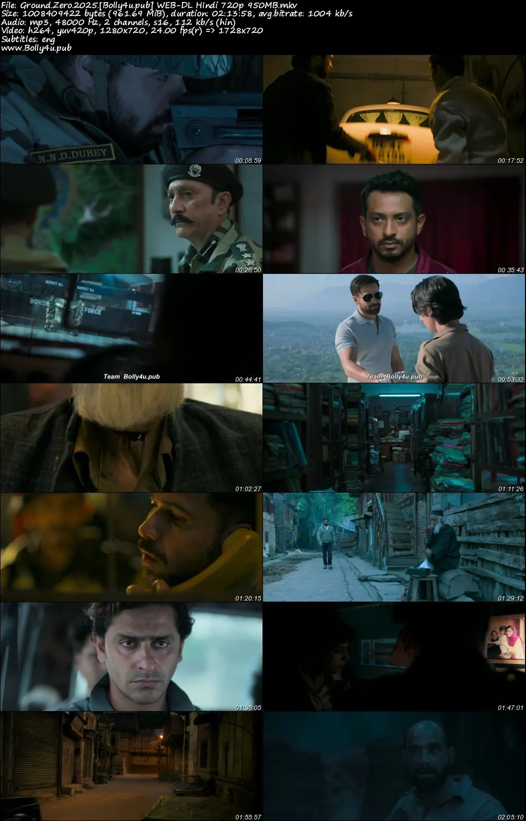 Ground Zero 2025 WEB-DL Hindi Full Movie Download 1080p  720p  480p