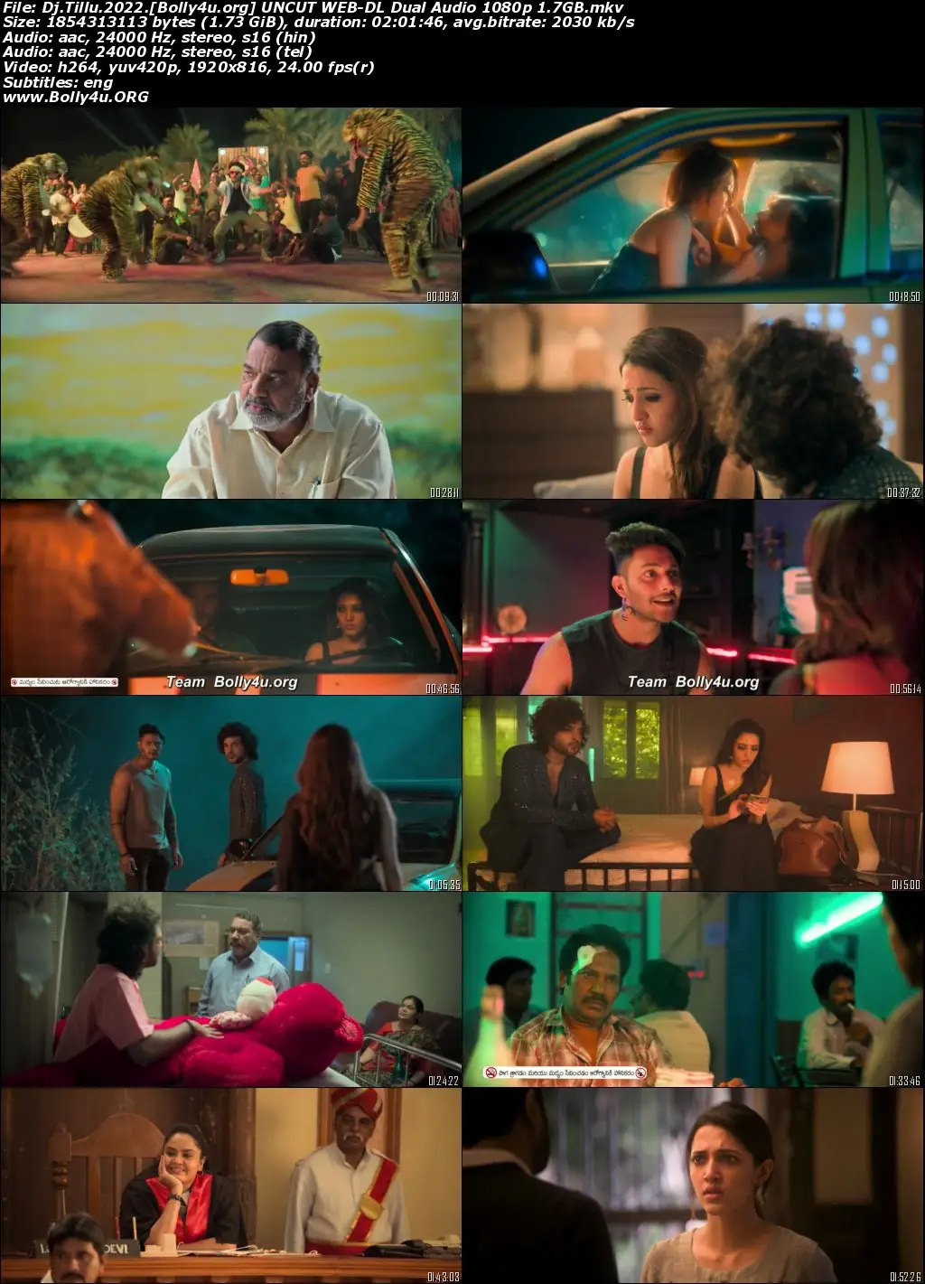 Dj Tillu 2022 WEB-DL UNCUT Hindi Dual Audio ORG Full Movie Download 1080p 720p 480p Dj Tillu 2022 WEB-DL UNCUT Hindi Dual Audio ORG Full Movie Download 1080p 720p 480p