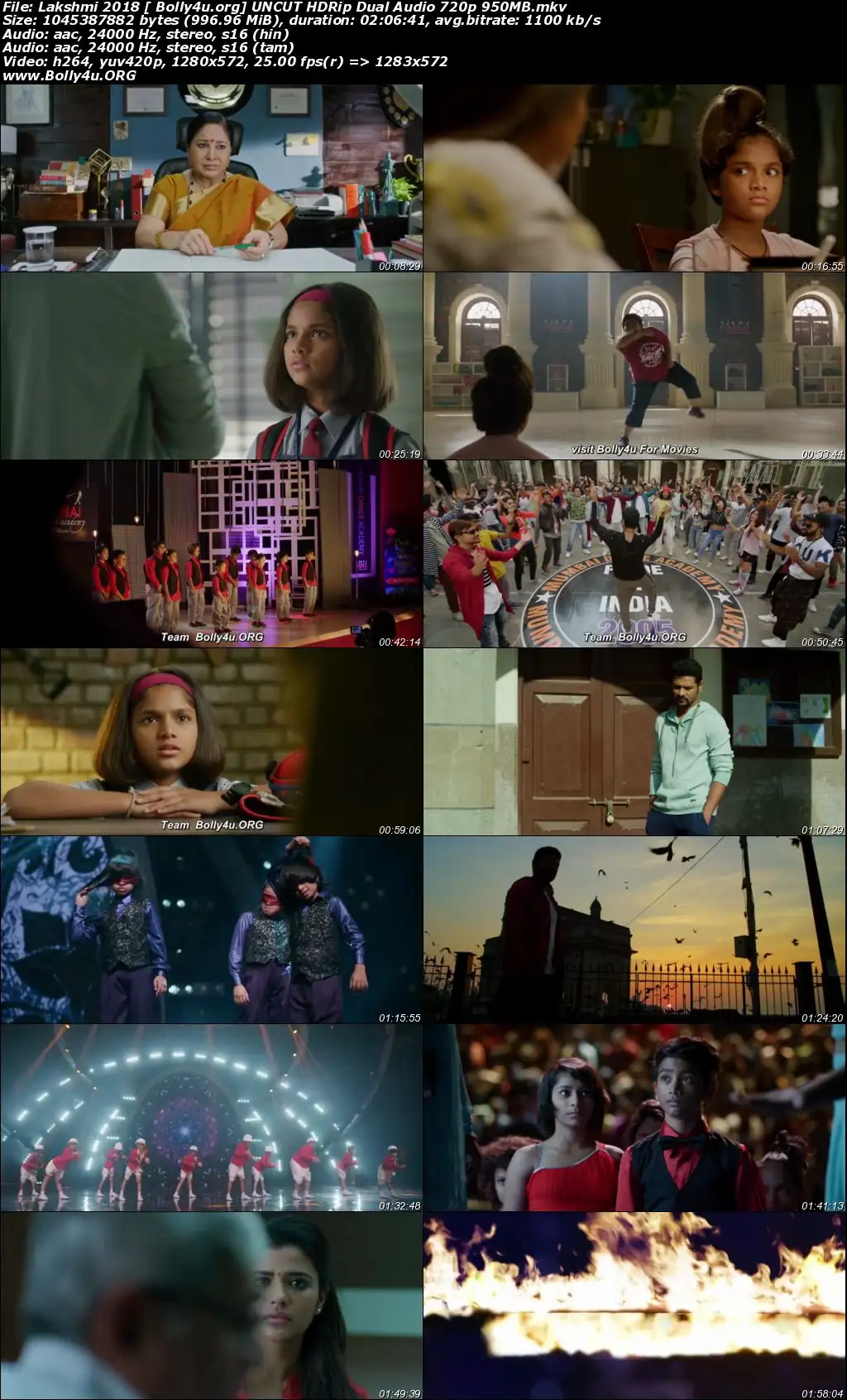Lakshmi 2018 HDRip 400MB UNCUT Hindi Dual Audio 480p Download