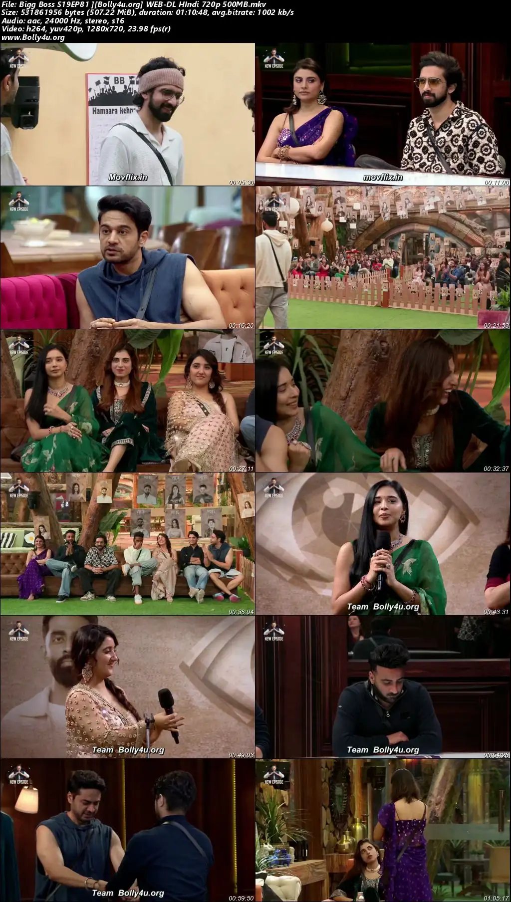 Bigg Boss 2025 WEB-DL Hindi S19EP81 Download 720p  480p
