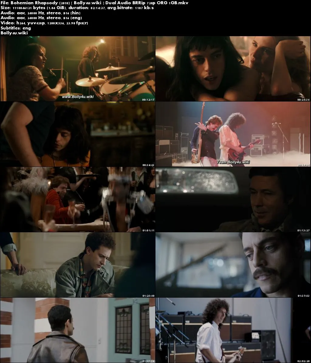 Bohemian Rhapsody 2018 BRRip 450MB Hindi Dual Audio ORG 480p ESub Download Bohemian Rhapsody 2018 BRRip 450MB Hindi Dual Audio ORG 480p ESub Download