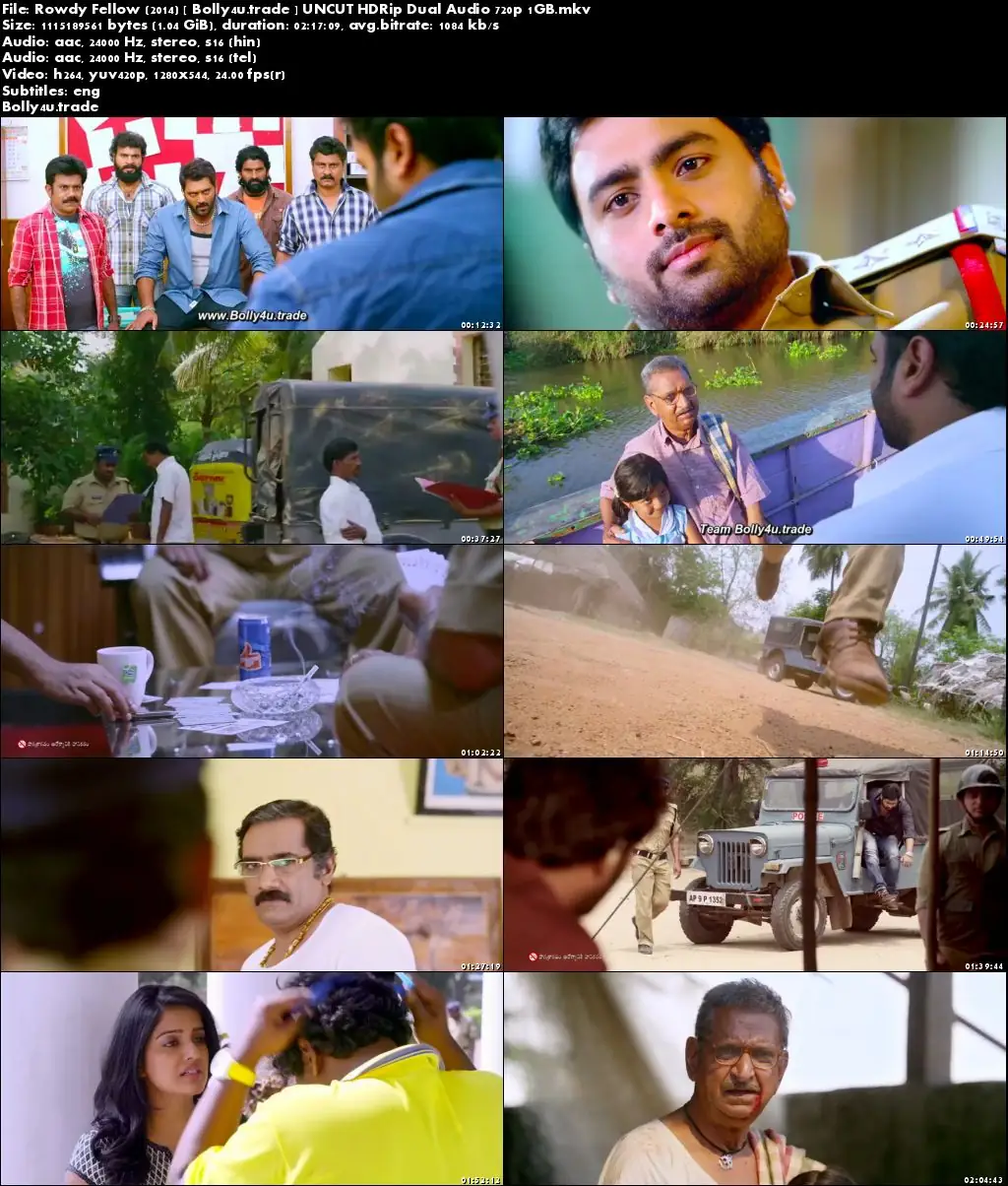 Rowdy Fellow 2014 HDRip 1GB UNCUT Hindi Dual Audio 720p Download Rowdy Fellow 2014 HDRip 1GB UNCUT Hindi Dual Audio 720p Download