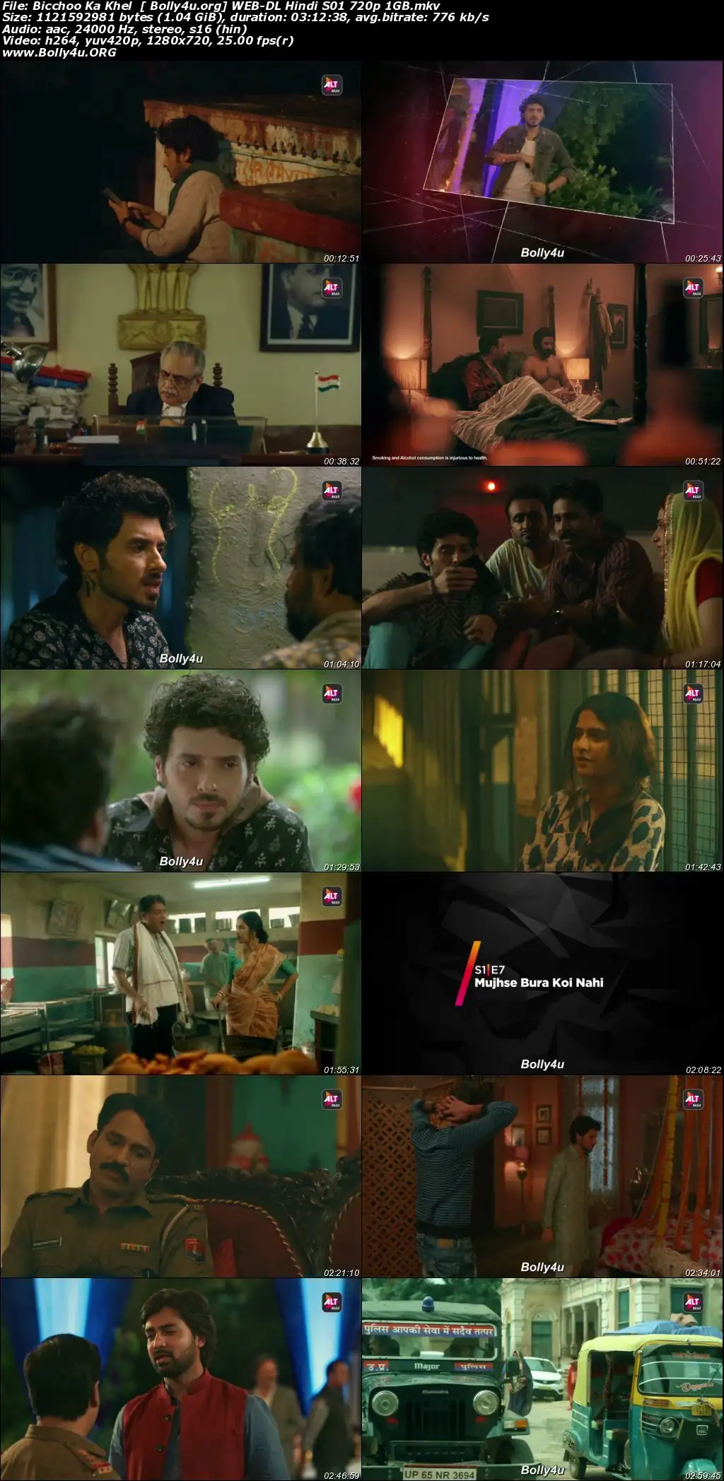 Bicchoo Ka Khel 2020 WEB-DL 1GB Hindi S01 Download 720p Download