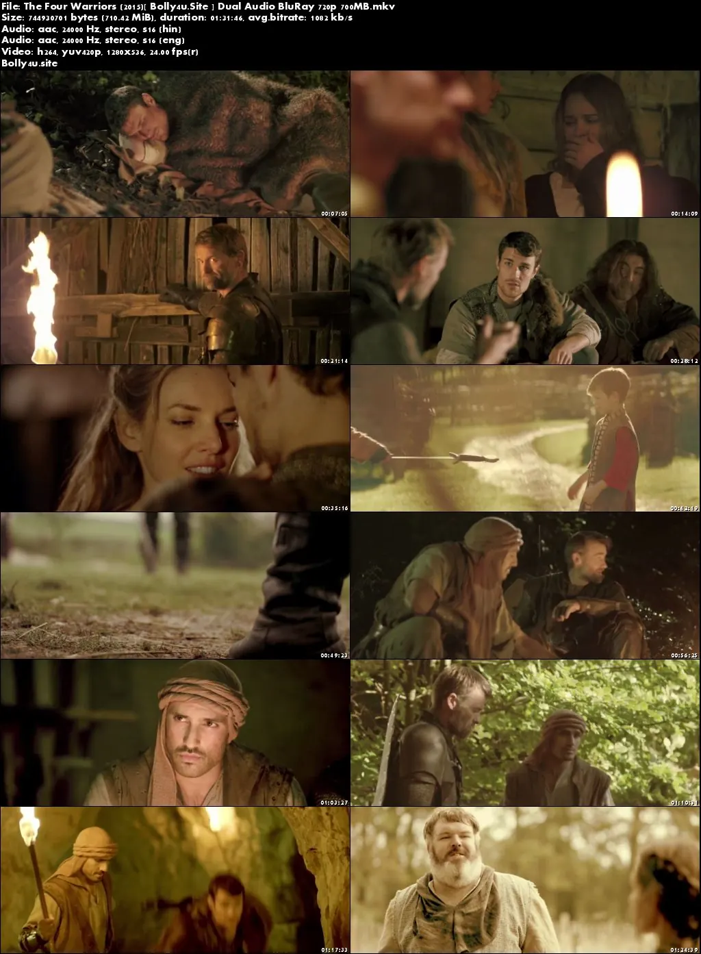 The Four Warriors 2015 BluRay 700Mb Hindi Dual Audio 720p Download The Four Warriors 2015 BluRay 700Mb Hindi Dual Audio 720p Download