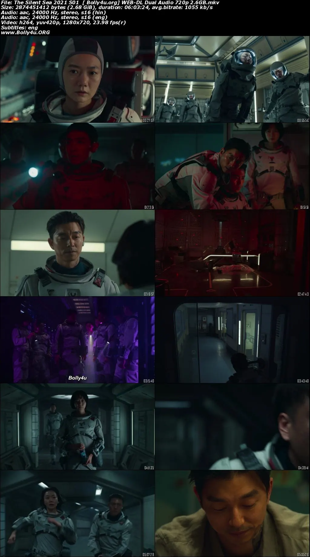 The Silent Sea 2021 WEB-DL 1.1GB Hindi Dual Audio S01 Download 480p