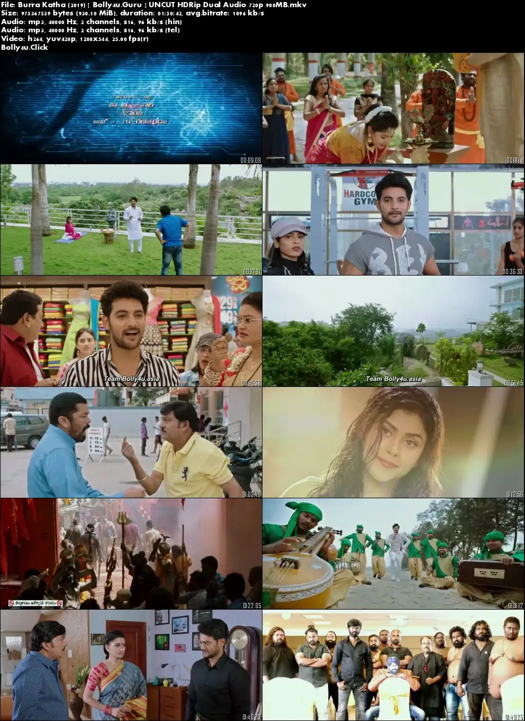 Burra Katha 2019 HDRip 900Mb UNCUT Hindi Dual Audio 720p Download