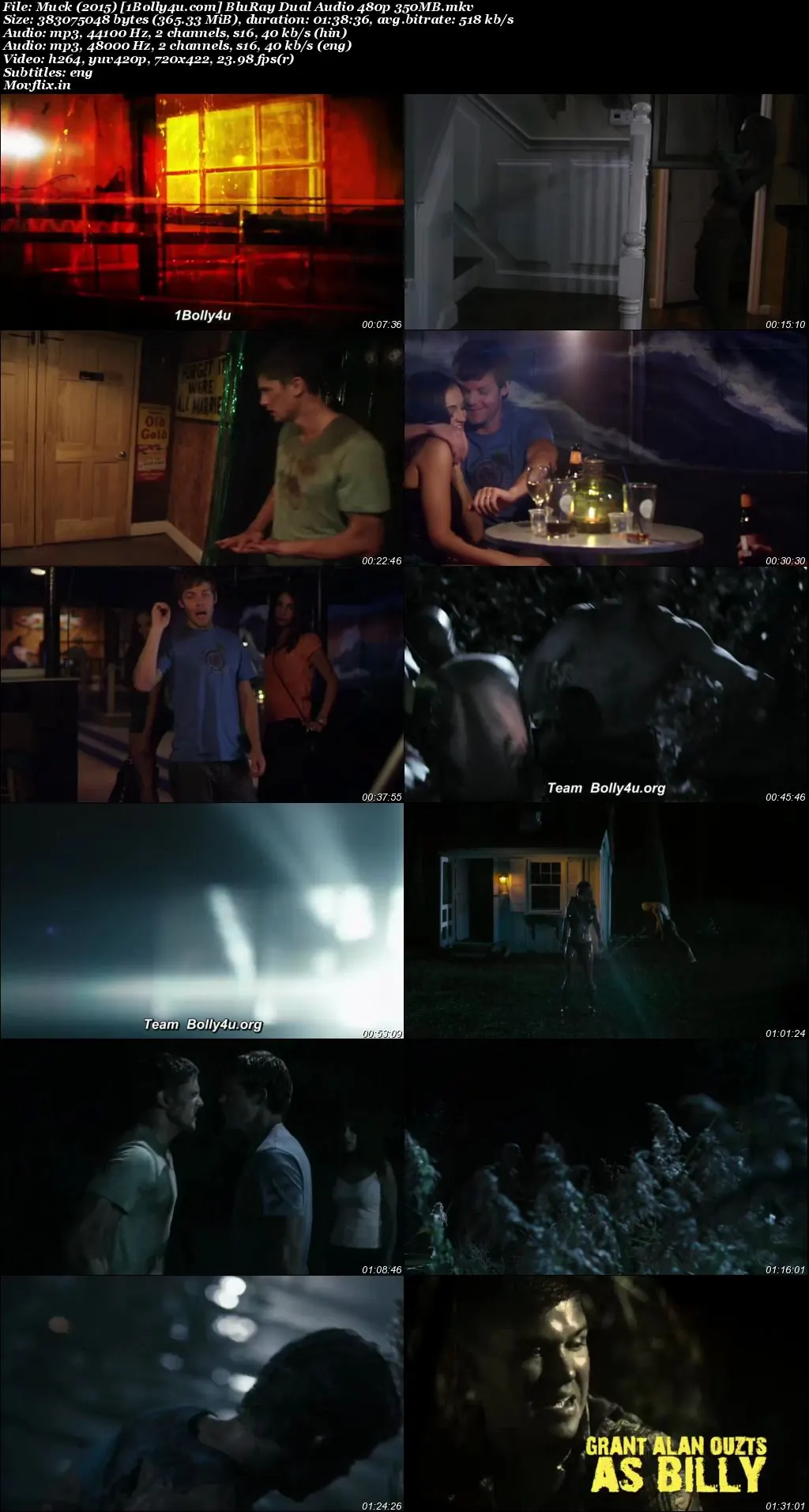 Muck 2015 BluRay Hindi Dual Audio Full Movie Download 720p  480p