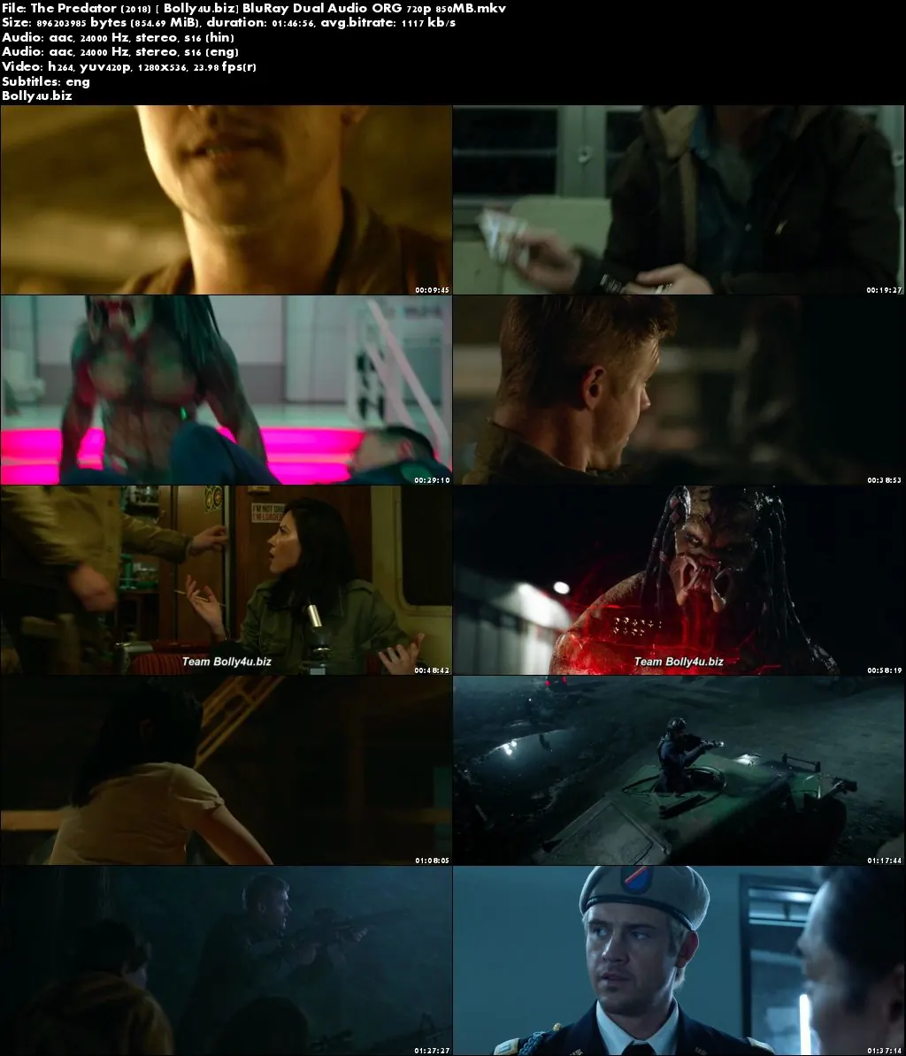The Predator 2018 BluRay 400MB Hindi Dual Audio ORG 480p Download The Predator 2018 BluRay 400MB Hindi Dual Audio ORG 480p Download