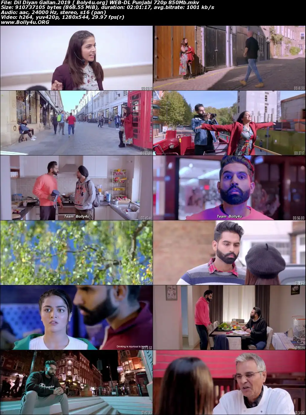 Dil Diyan Gallan 2019 WEB-DL 350Mb Punjabi Movie Download 480p