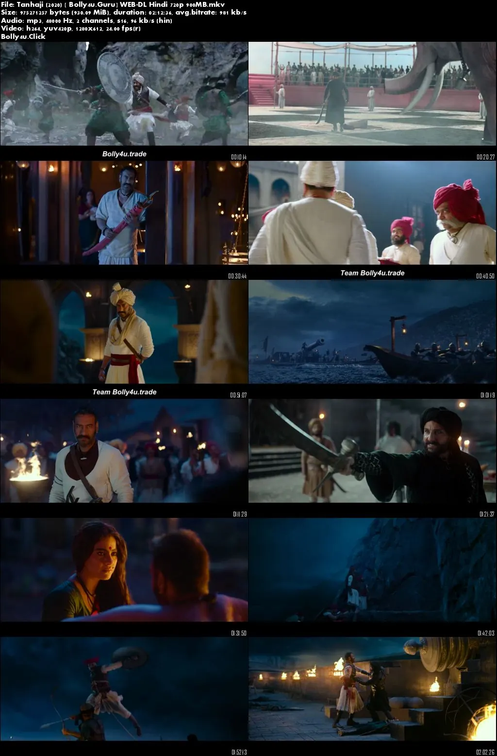 Tanhaji 2020 WEB-DL 900Mb Full Hindi Movie Download 720p Tanhaji 2020 WEB-DL 900Mb Full Hindi Movie Download 720p