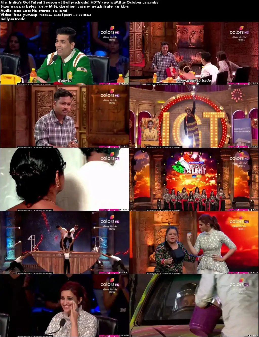 Indias Got Talent Season 8 HDTV 480p 170MB 20 October 2018 Download Indias Got Talent Season 8 HDTV 480p 170MB 20 October 2018 Download