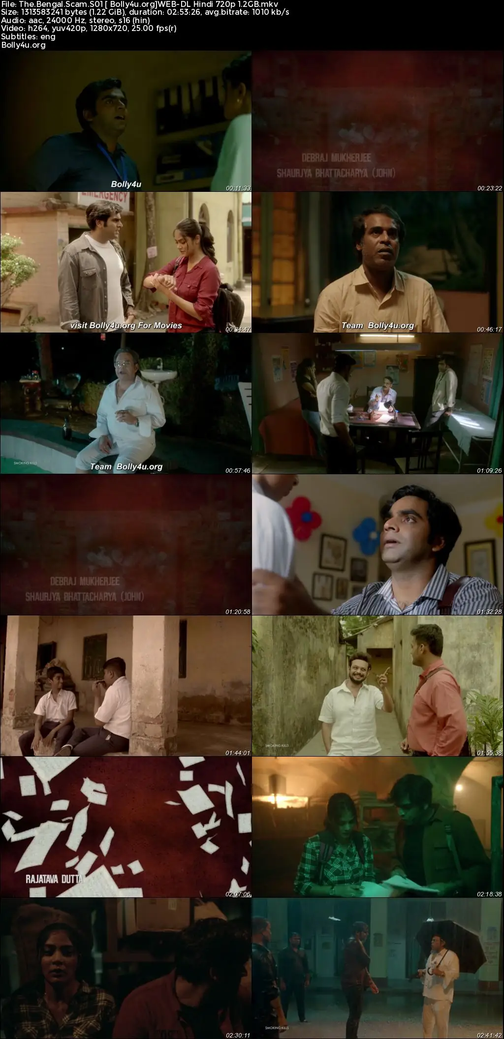 The Bengal Scam 2022 WEB-DL Hindi S01 Complete Download 720p  480p