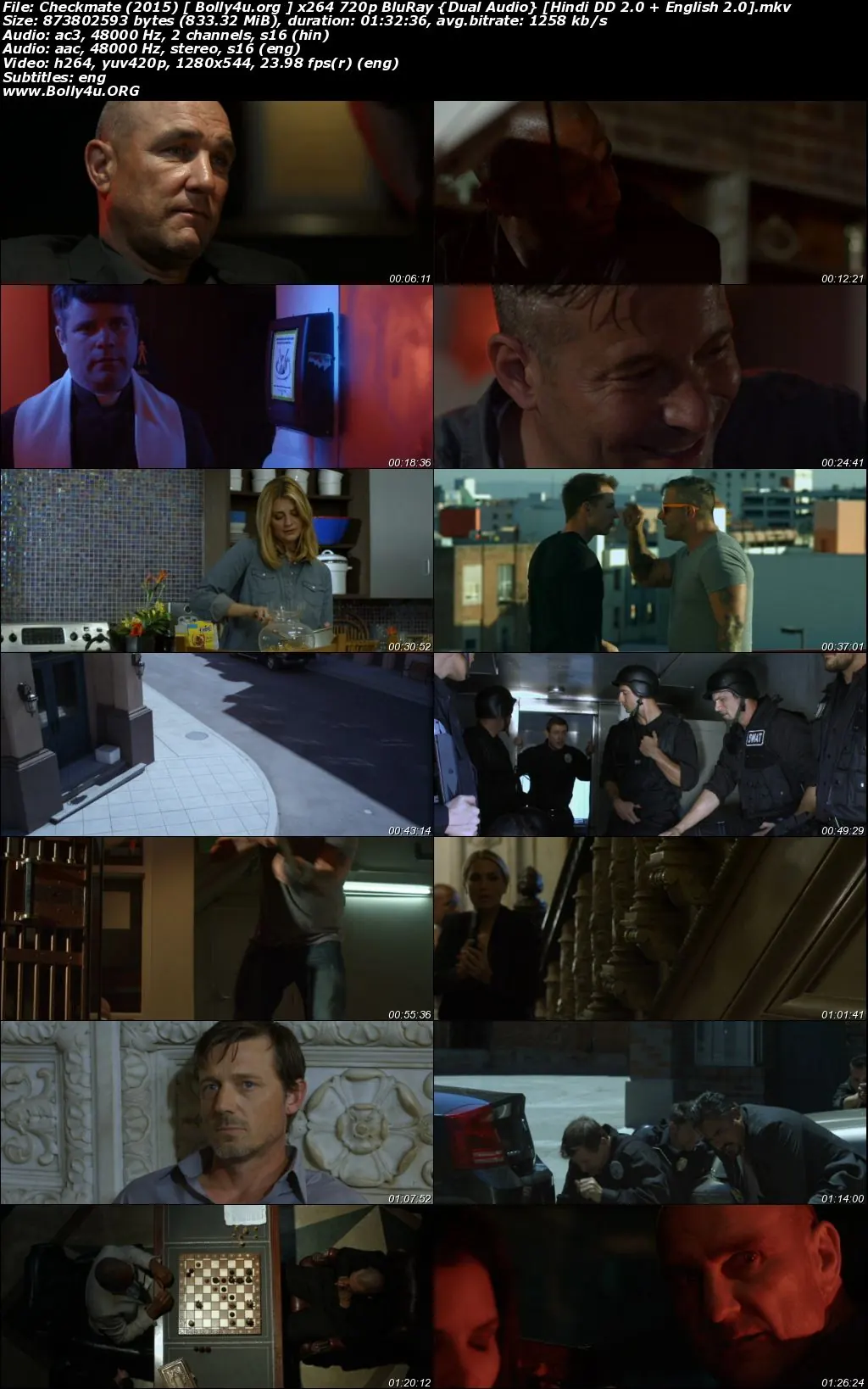 Checkmate 2015 BluRay 800Mb Hindi Dual Audio 720p Download Checkmate 2015 BluRay 800Mb Hindi Dual Audio 720p Download
