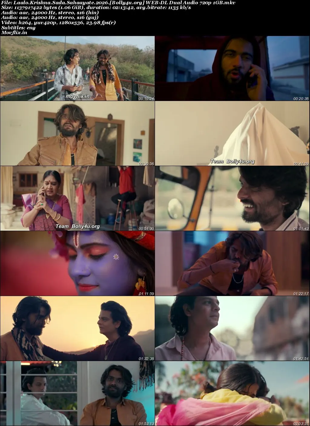 Laalo Krishna Sada Sahaayate 2026 WEB-DL UNCUT Hindi Dual Audio ORG Full Movie Download 1080p  720p  480p
