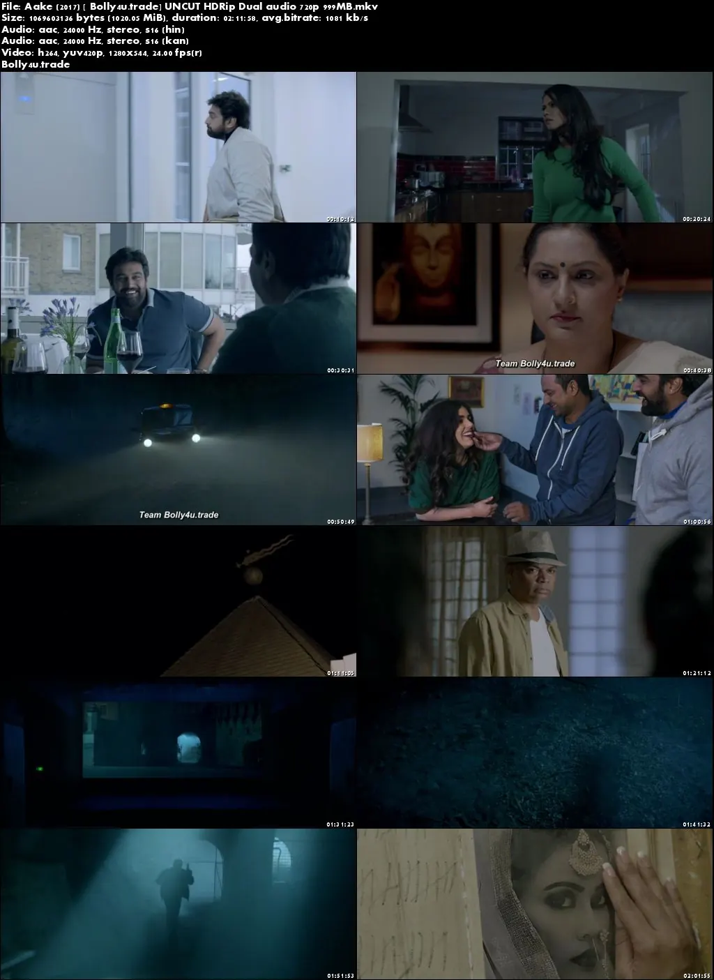 Aake 2017 HDRip 999MB UNCUT Hindi Dual Audio 720p Download