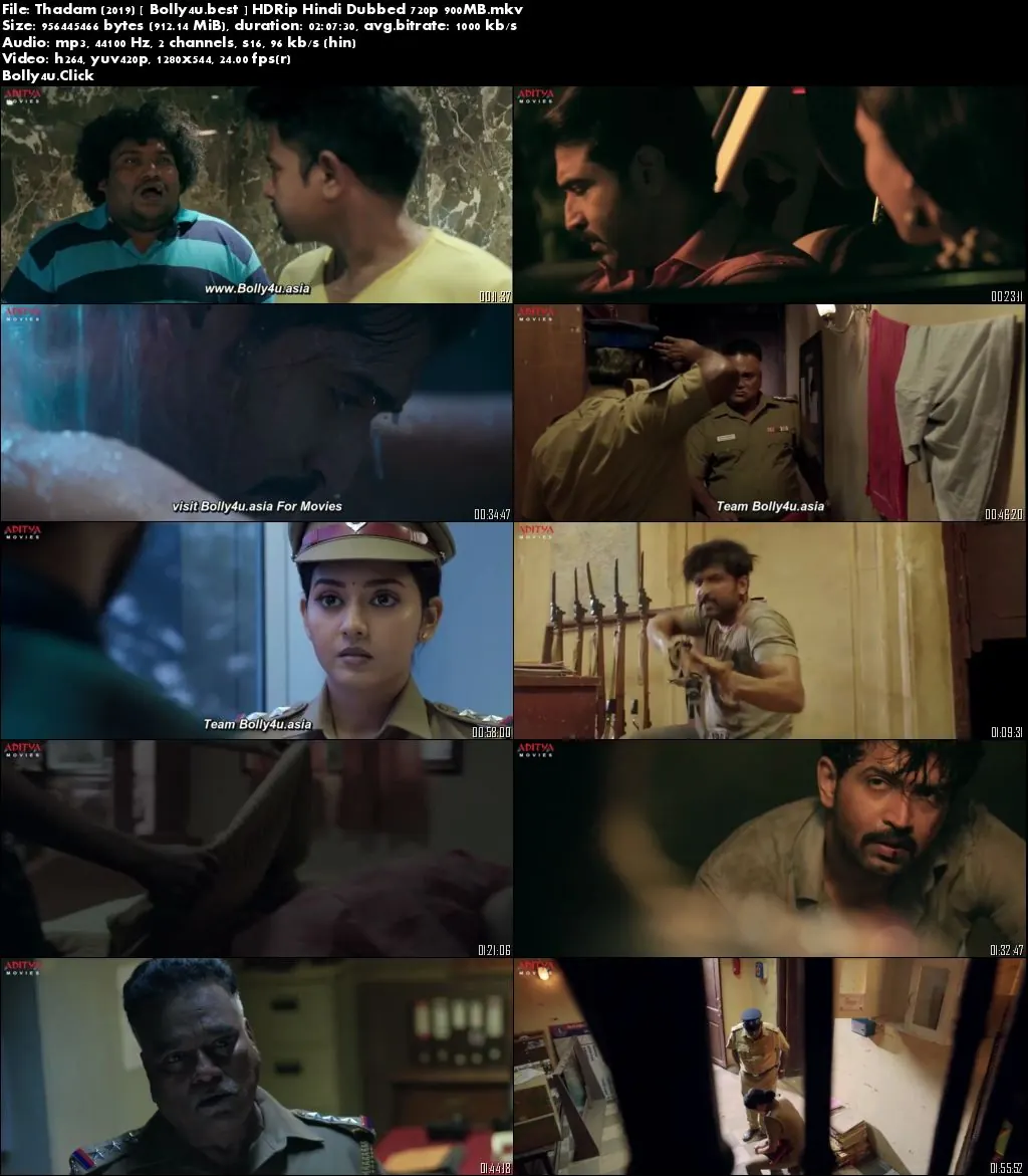 Thadam 2019 HDRip 300MB Hindi Dubbed 480p Download