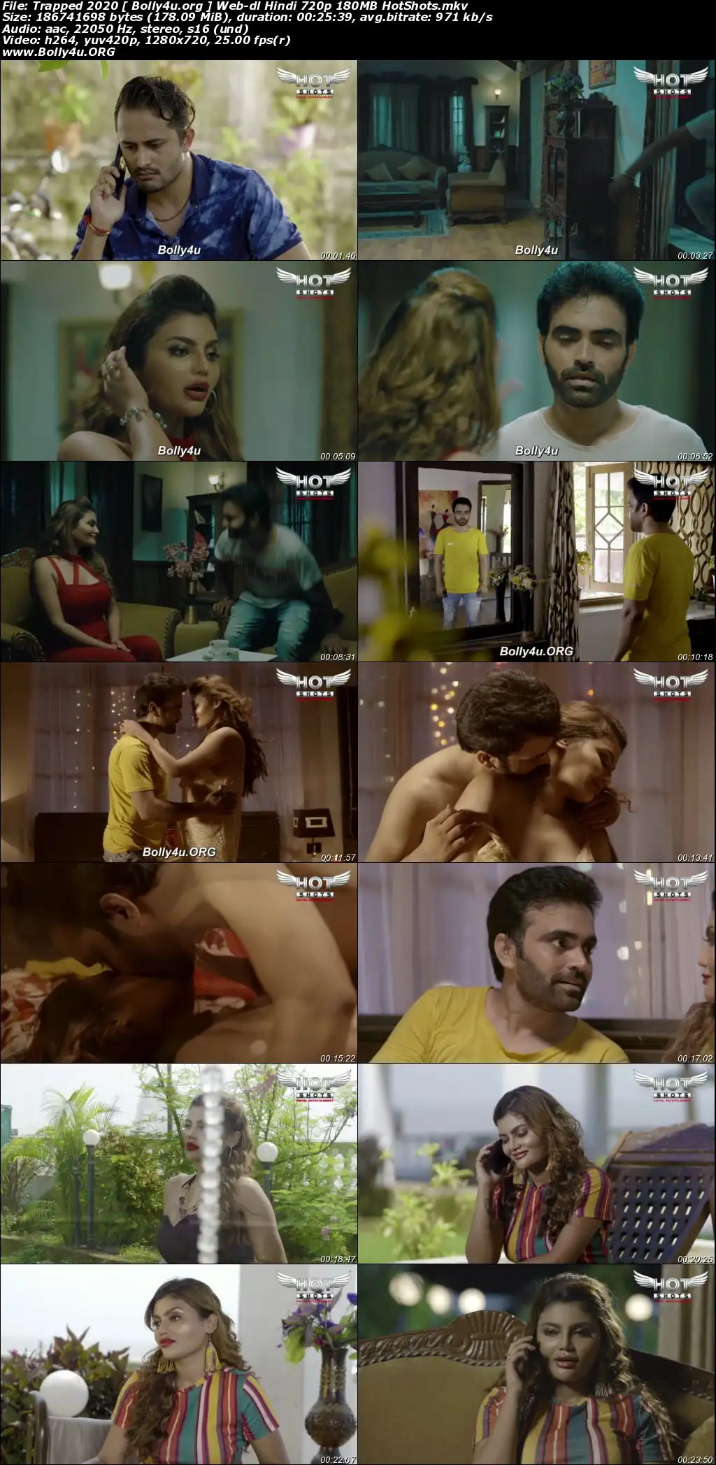Trapped 2020 WEB-DL 180MB Hindi HotShots 720p Download
