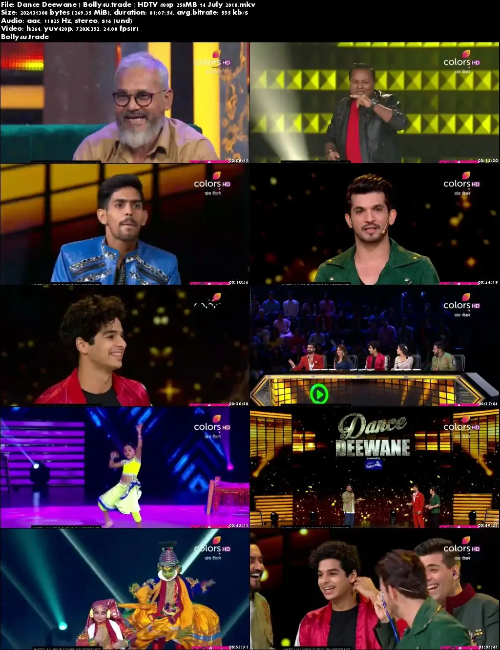 Dance Deewane HDTV 480p 250MB 14 July 2018 Download Dance Deewane HDTV 480p 250MB 14 July 2018 Download
