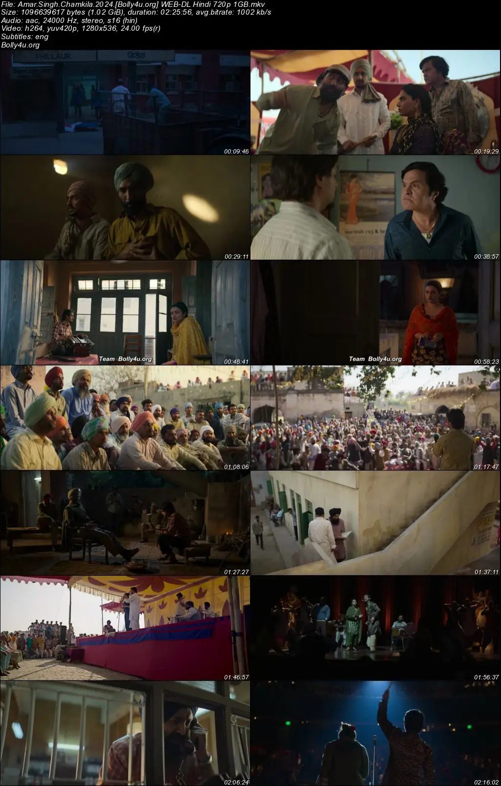 Amar Singh Chamkila 2024 WEB-DL Hindi Full Movie Download 1080p  720p  480p