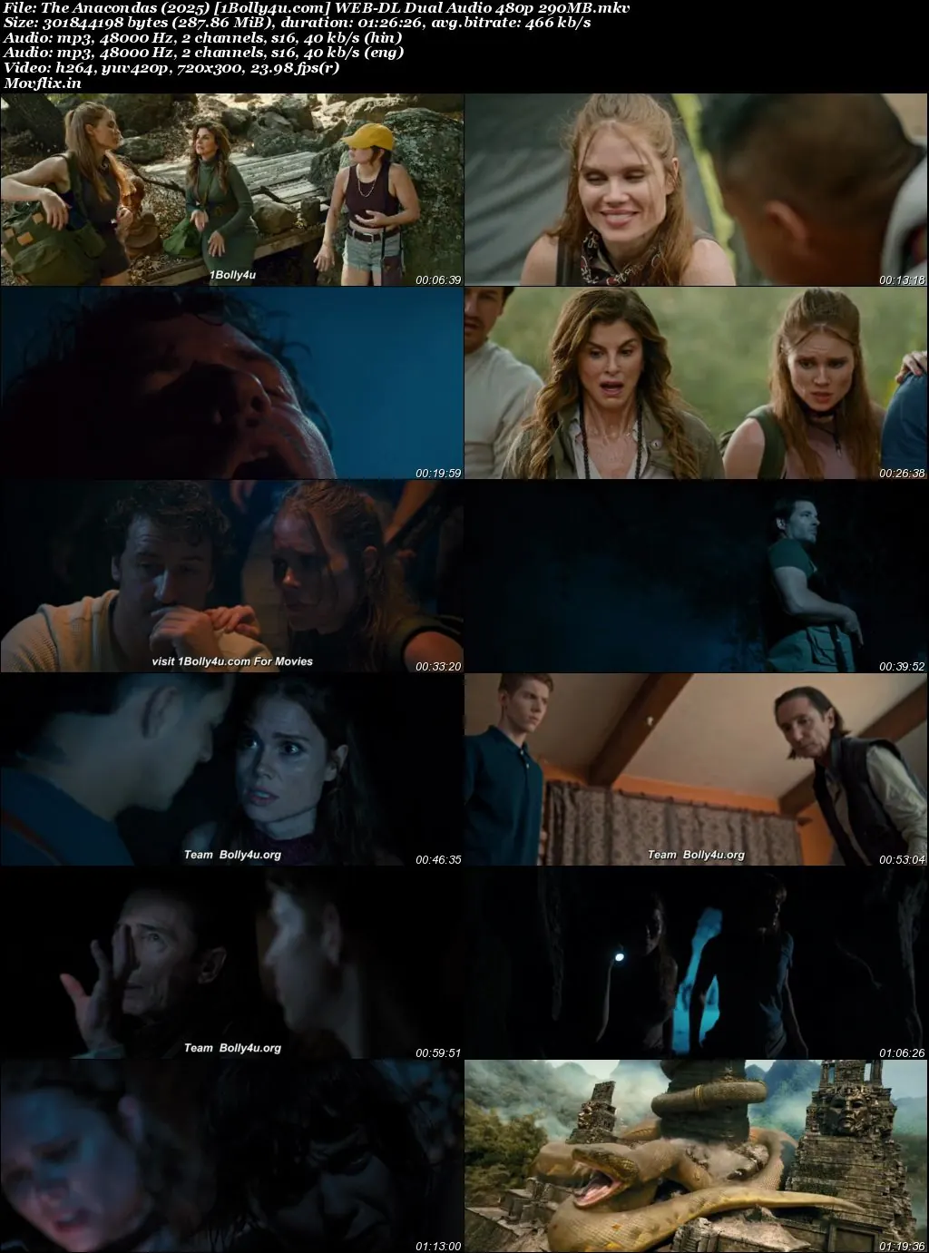 The Anacondas 2025 WEB-DL Hindi Dual Audio ORG Full Movie Download 1080p  720p  480p