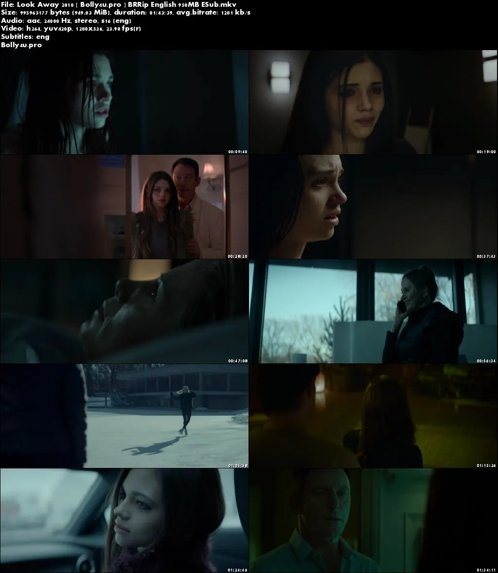 Look Away 2018 BRRip 300Mb English 480p ESub Download