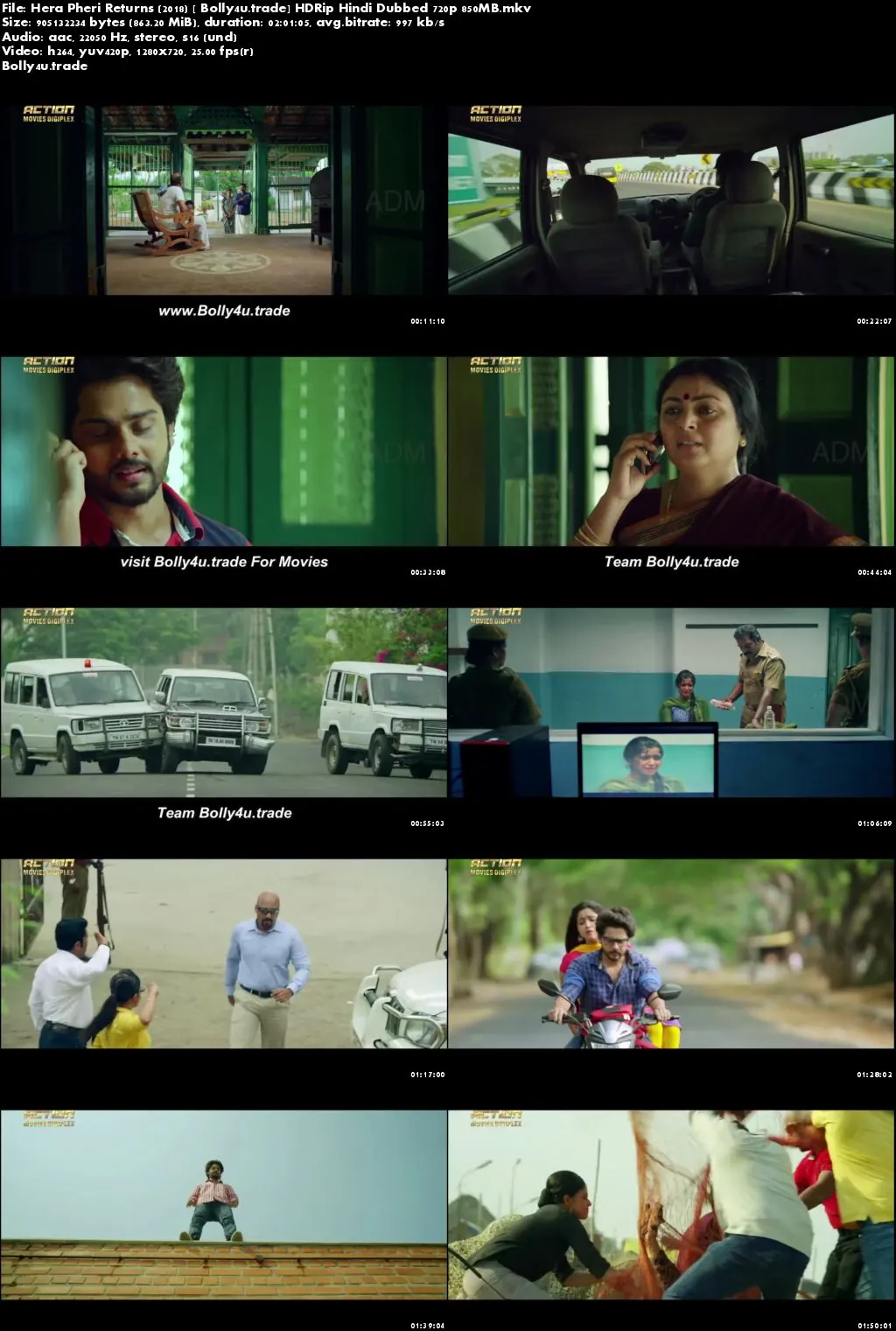 Hera Pheri Returns 2018 HDRip 850MB Hindi Dubbed 720p Download Hera Pheri Returns 2018 HDRip 850MB Hindi Dubbed 720p Download