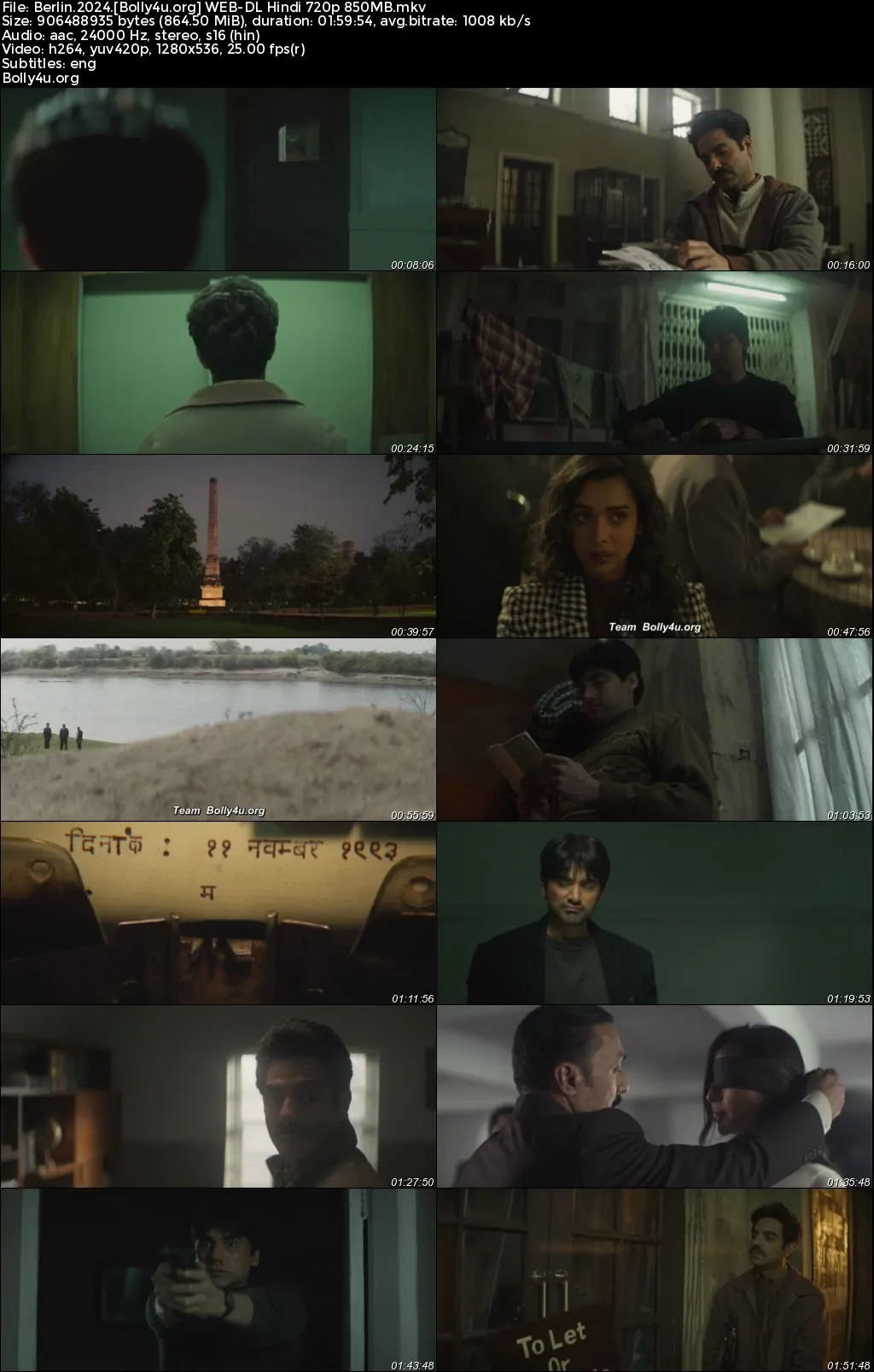 Berlin 2024 WEB-DL Hindi Full Movie Download 1080p  720p  480p